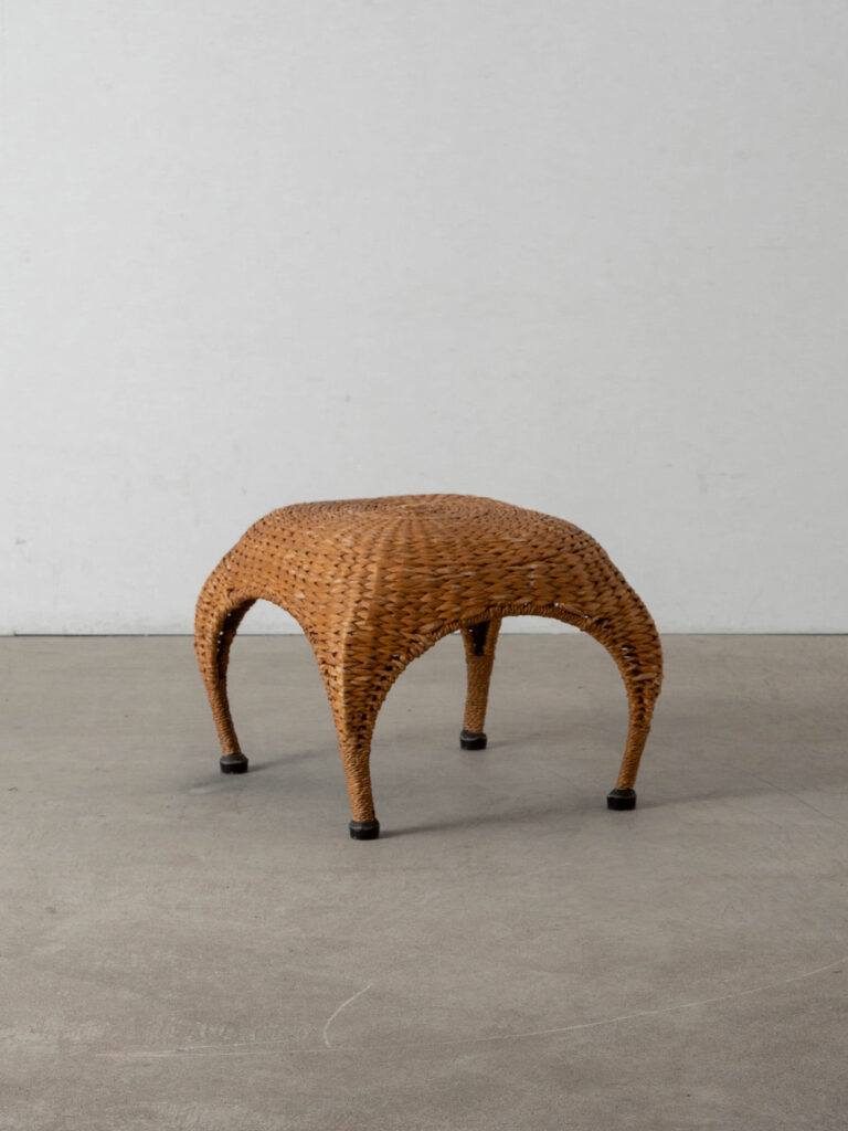 Coffee Table in Seagrass and Iron