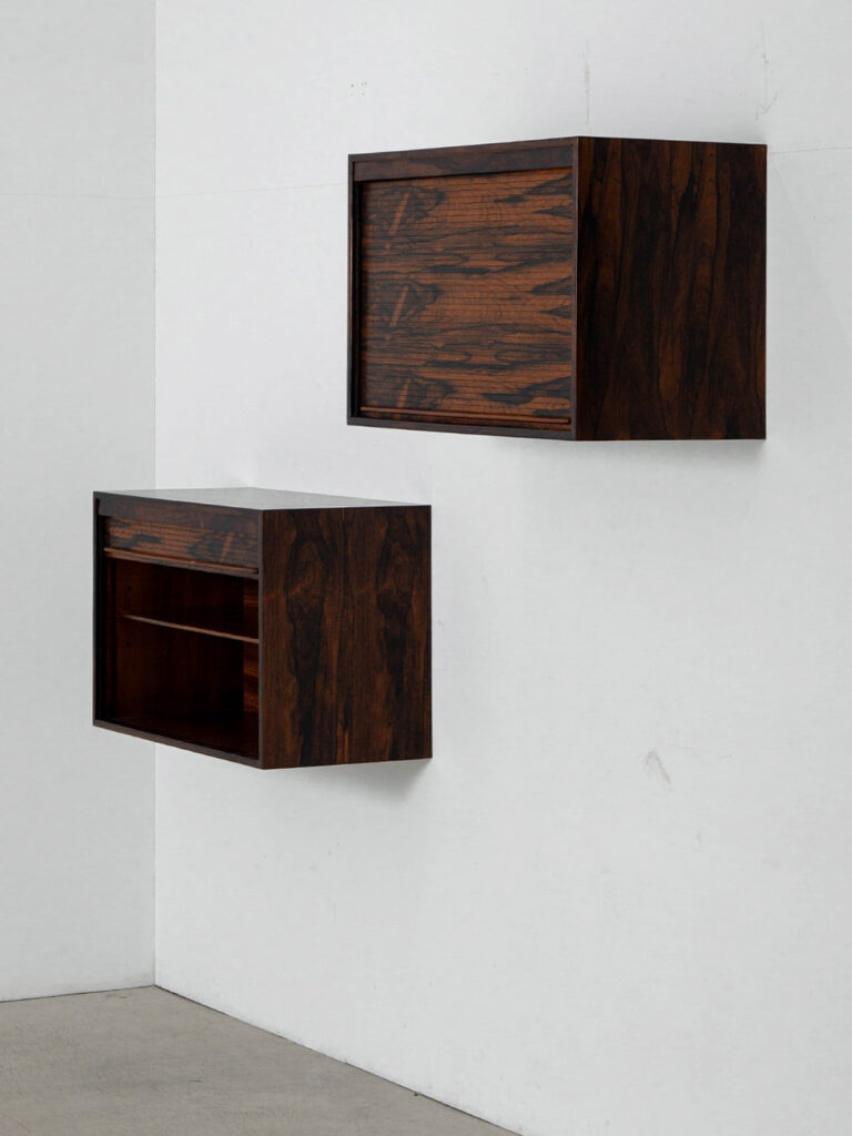 Wall Shelf by Gianfranco Frattini for Bernini in Rosewood