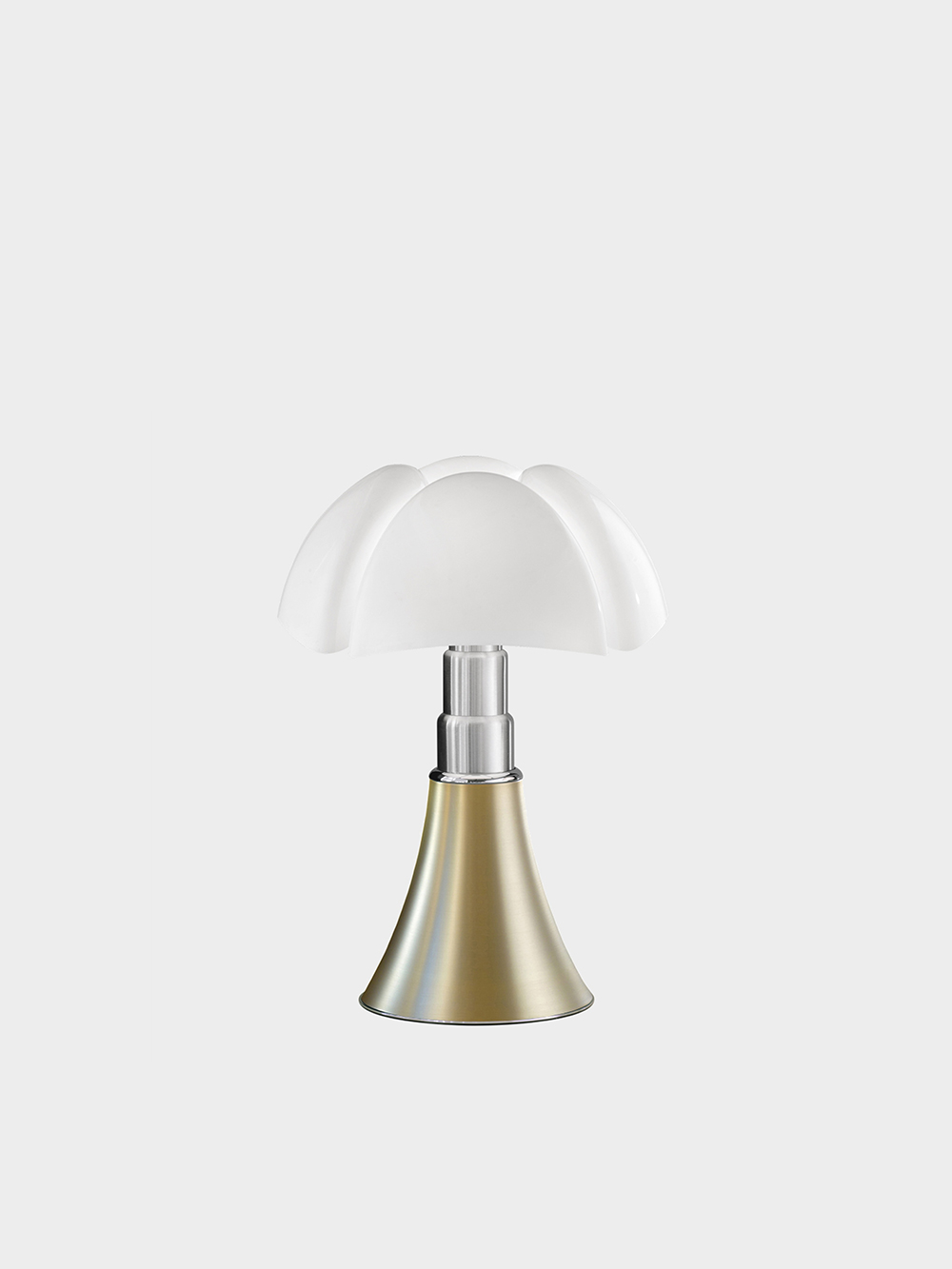 PIPISTRELLO Medium Table Lamp by Gae Aulenti for Martinelli Luce&nbsp;Brass