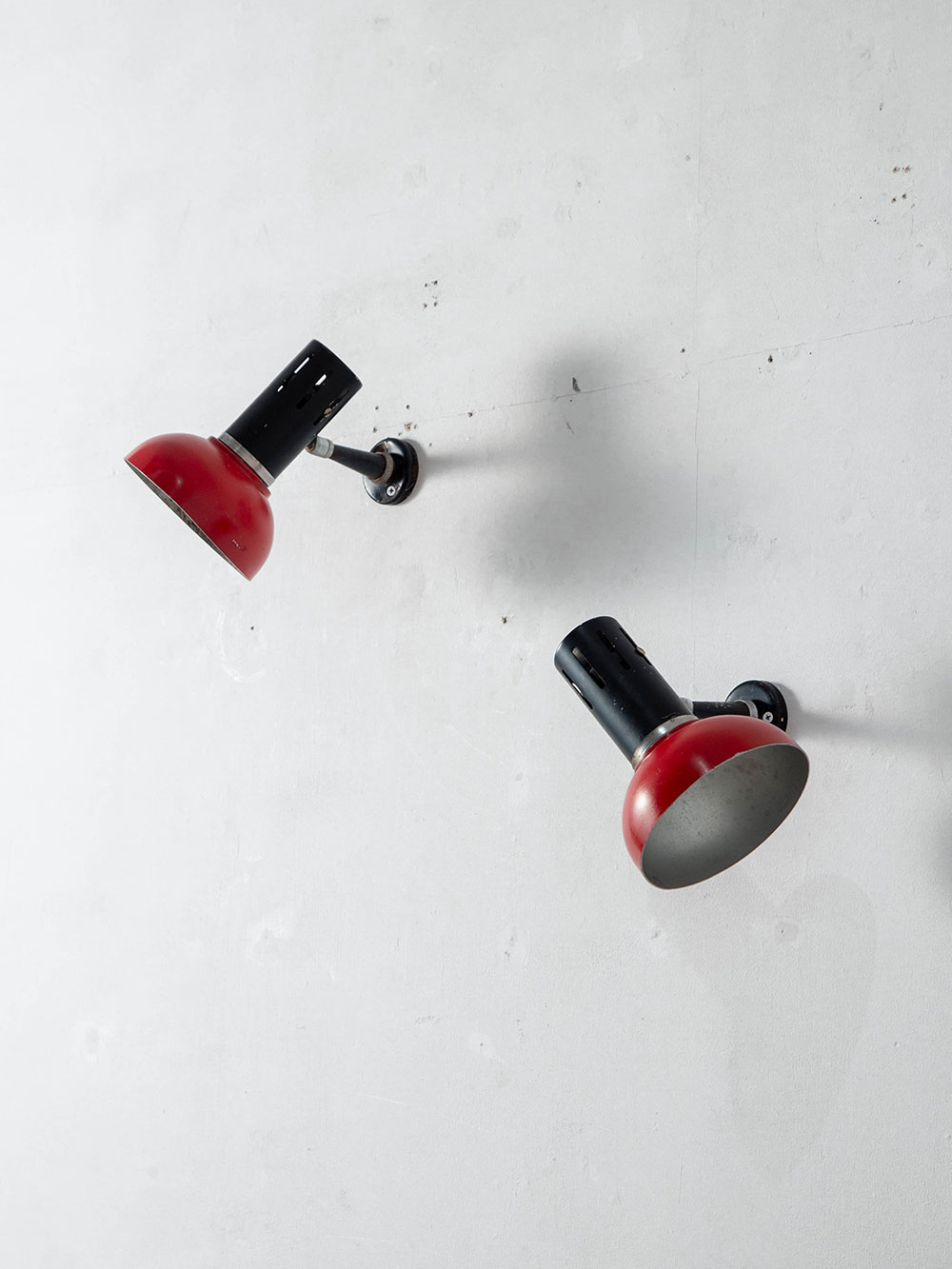 Adjustable Wall Lamp in Metal , Steel and Chrome