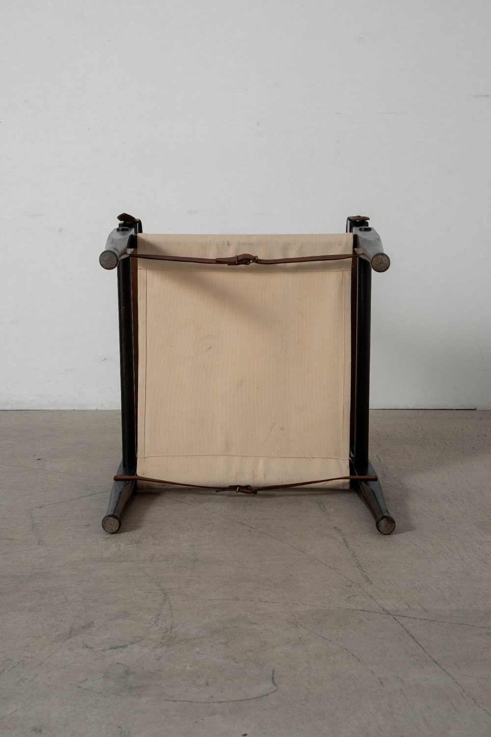 Safari Arm Chair by Wilhelm Kienzle for Wohnbedarf in Wood , Canvas and Leather