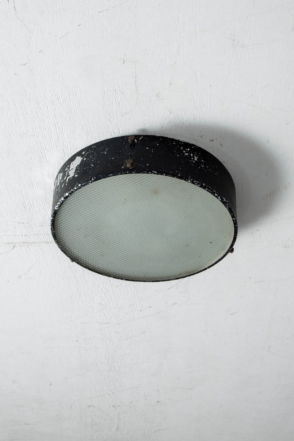 Wall Lamp in Glass and Steel