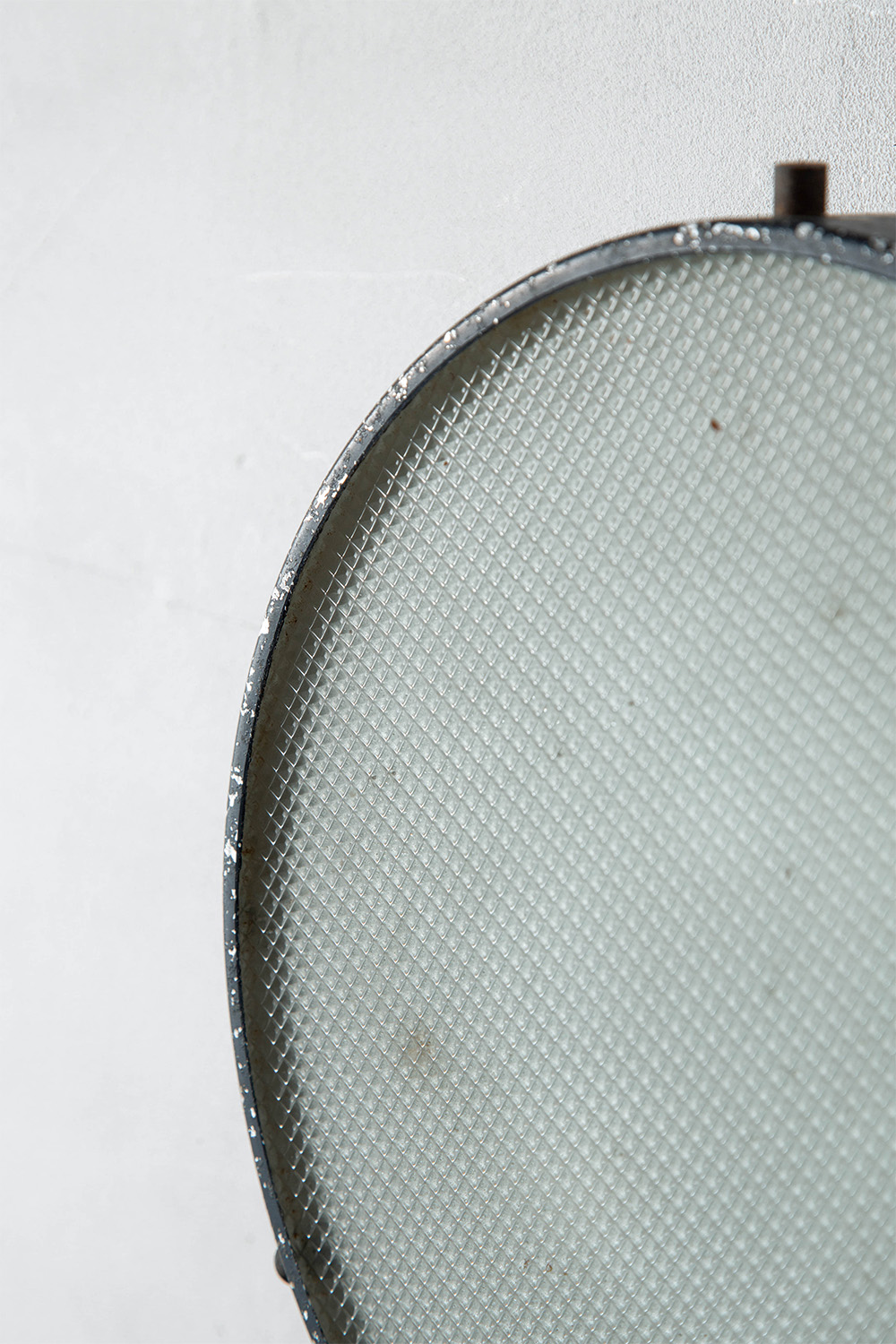 Wall Lamp in Glass and Steel