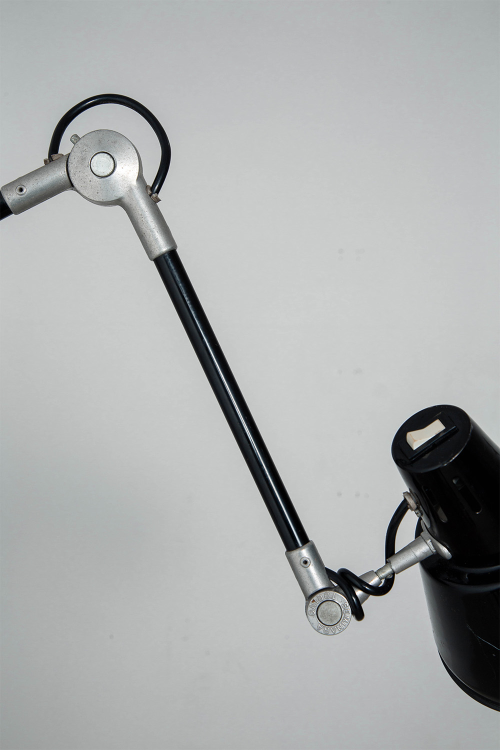 Adjustable Arm Wall Lamp for Seminara Torino in Metal
