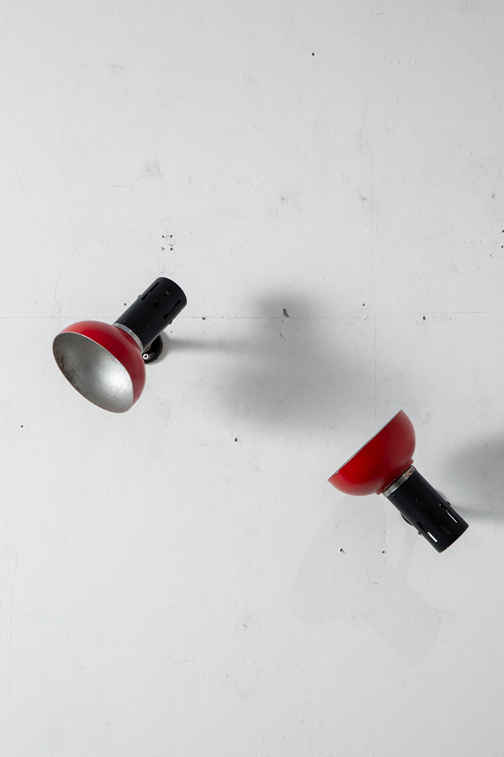 Adjustable Wall Lamp in Metal , Steel and Chrome