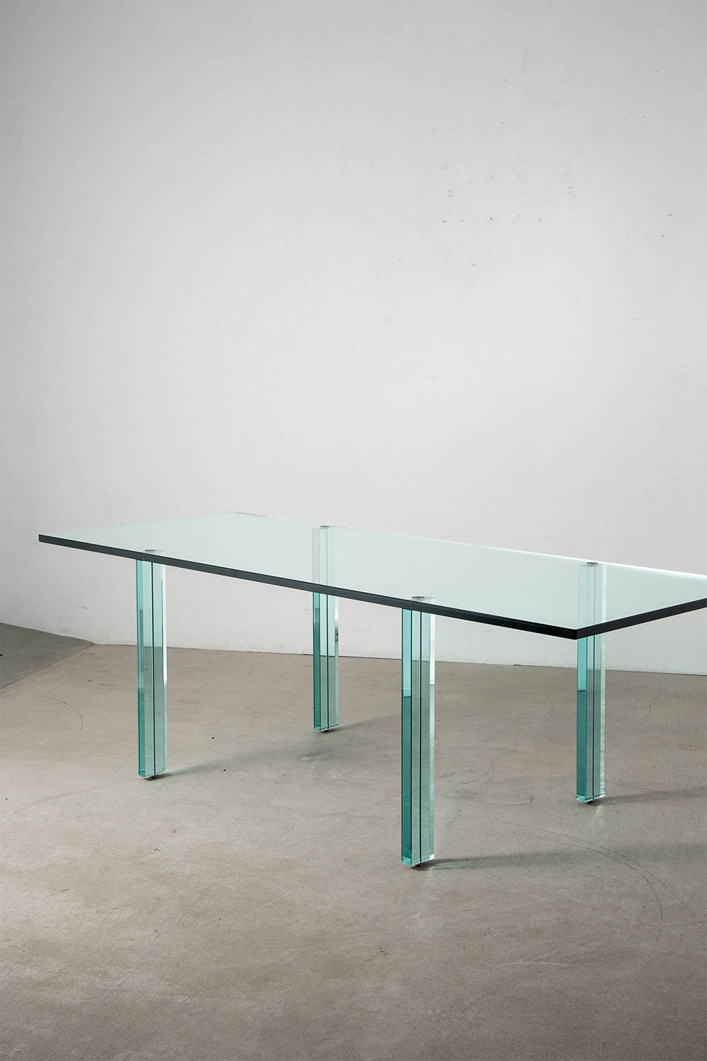 Renzo Piano,FontanaArte,TESO Glass Table,TESO,Glass Furniture,Glass,Italy,レンゾ・ピアノ,フォンタナアルテ,ガラスファニチャー,ガラス,アーキテクチャー,イタリア,France,フランス,清澄白河,Antique,Vintage,Interior Design,stoop,topso,アンティーク,ビンテージ,ヴィンテージ,家具,雑貨,インテリア,店舗什器,設計,インテリアデザイン,内装,什器,店舗設計,ギャラリー,デザイナーズ家具,ショールーム