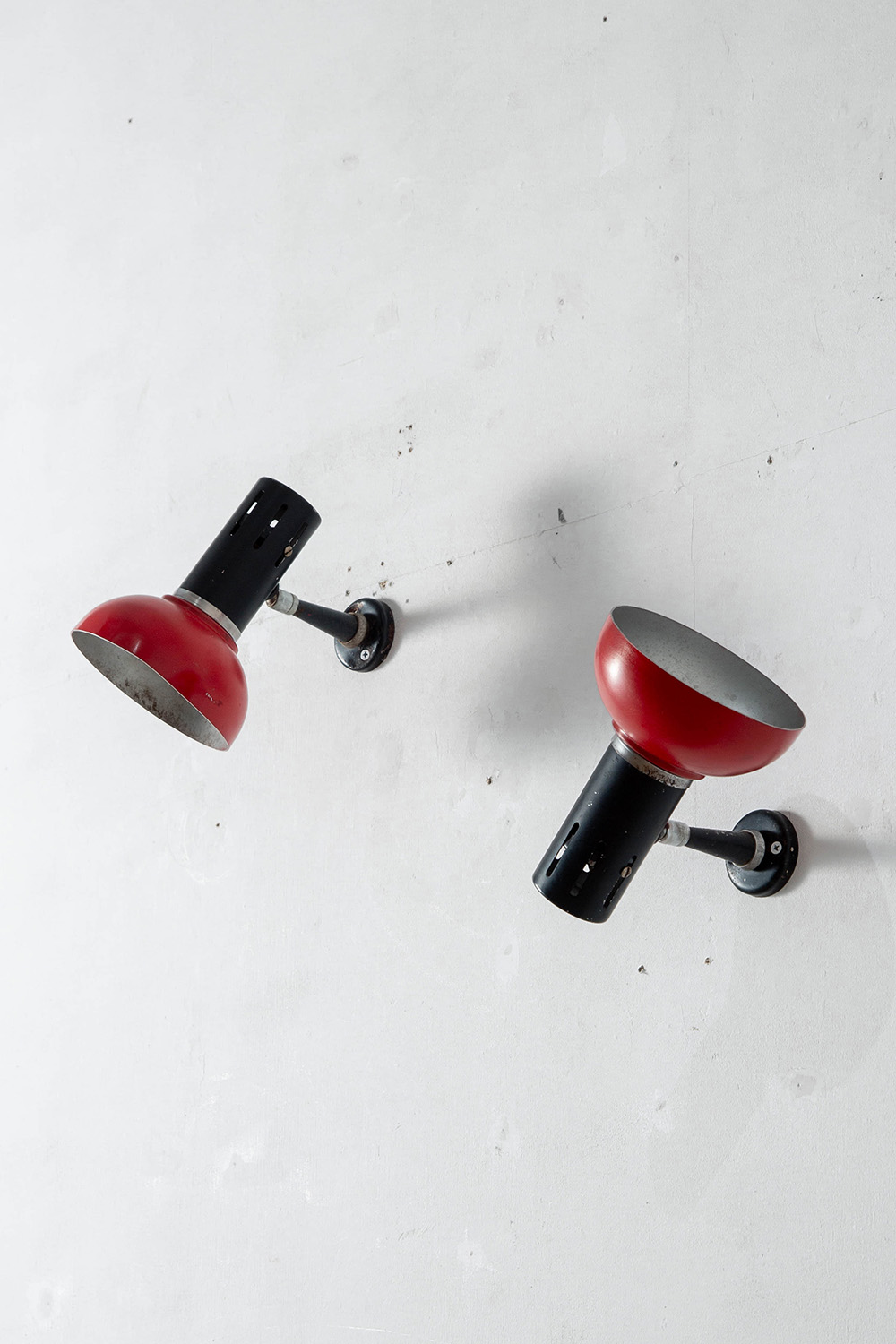 Adjustable Wall Lamp in Metal , Steel and Chrome