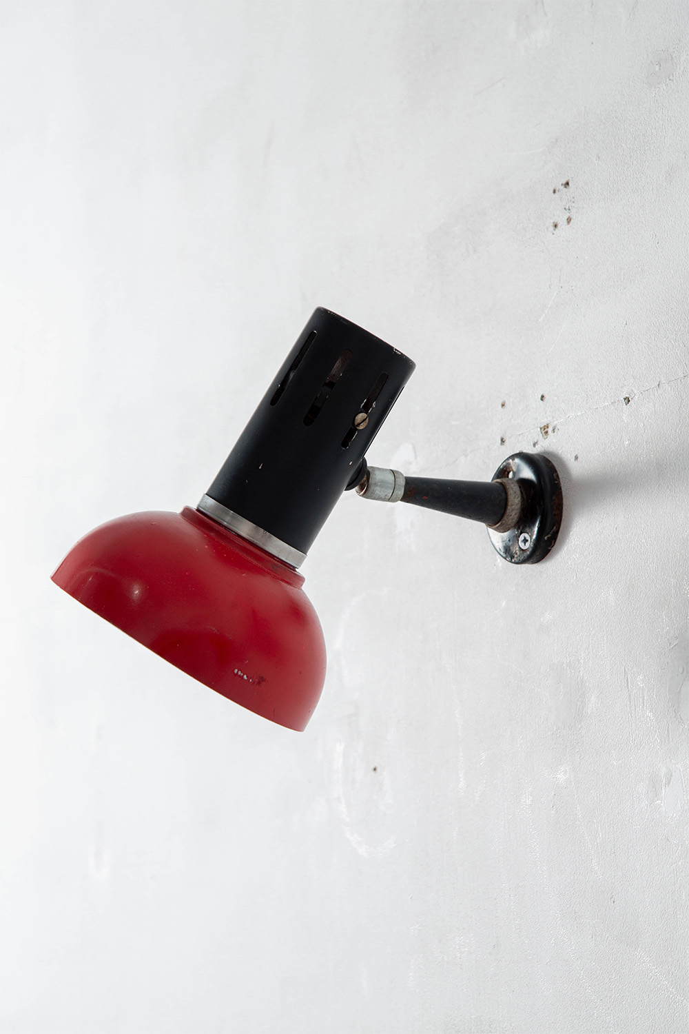 Adjustable Wall Lamp in Metal , Steel and Chrome