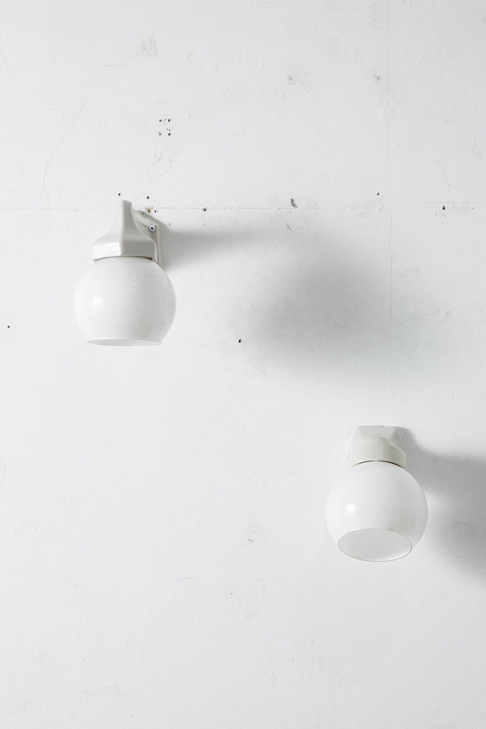 Wall Lamp in Glass and Ceramic