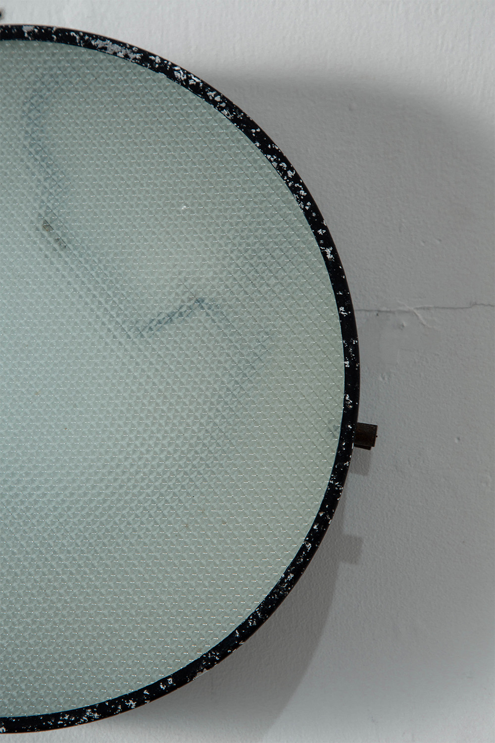 Wall Lamp in Glass and Steel