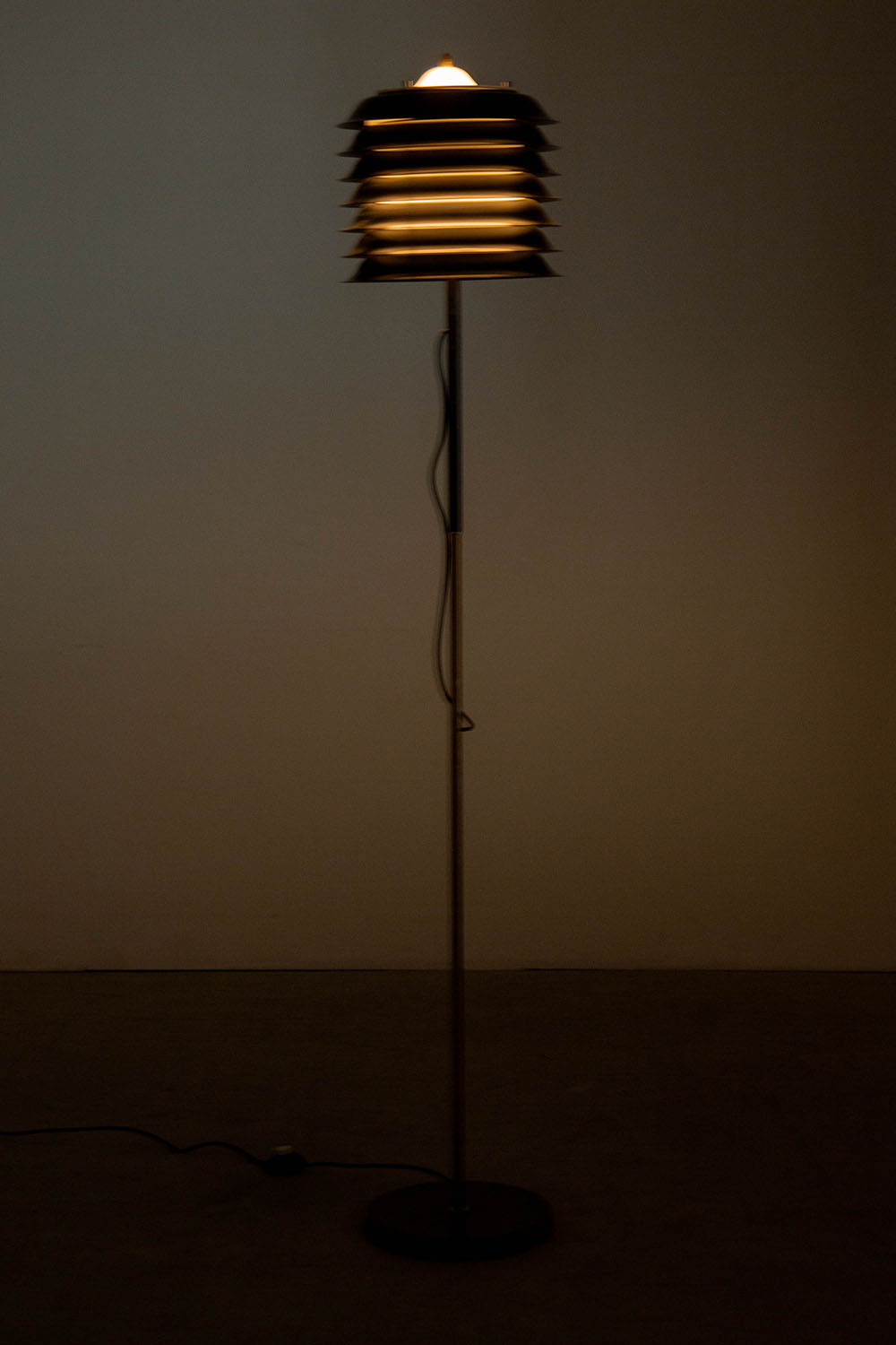 Floor Lamp for STILNOVO in Steel , Brass and Marble