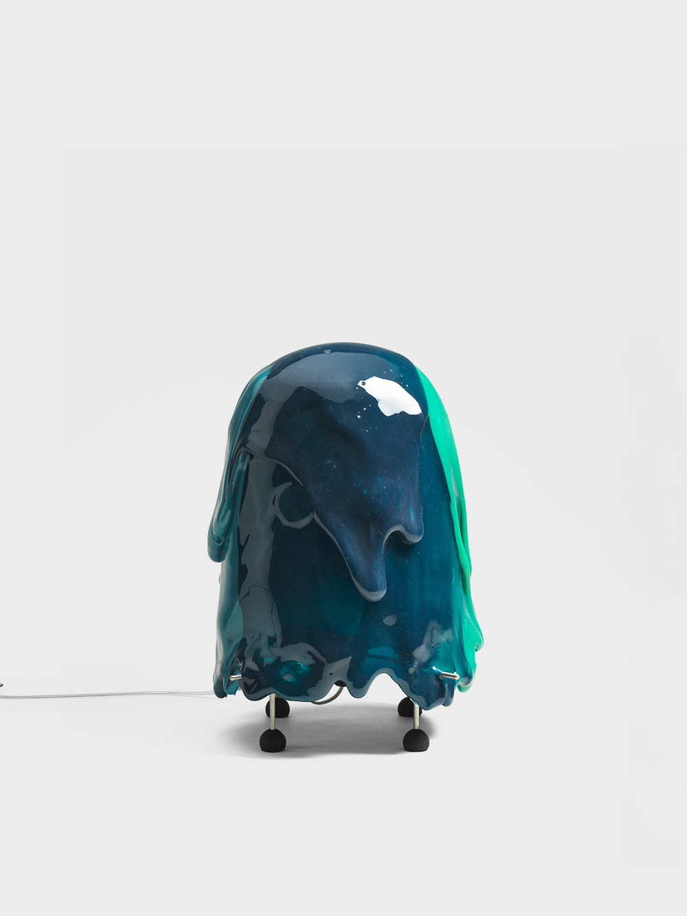 Ghost Lamp by Gaetano Pesce for Meritalia® in Resin&nbsp;Blue / Azure / Green