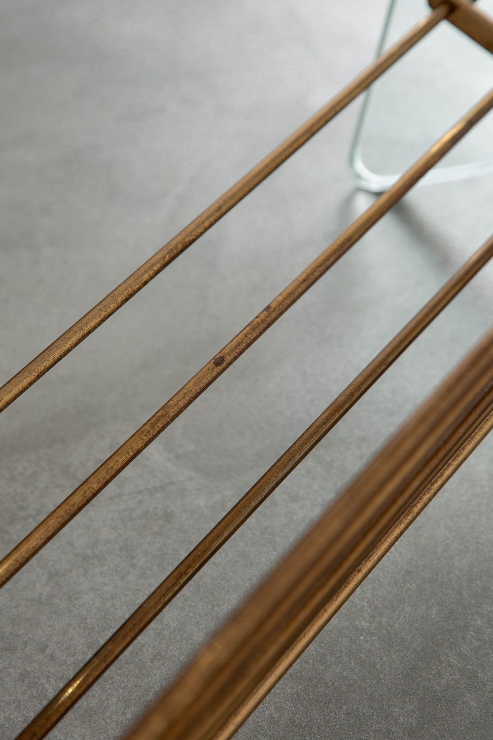Book Stands for Fontana Arte in Glass and Brass