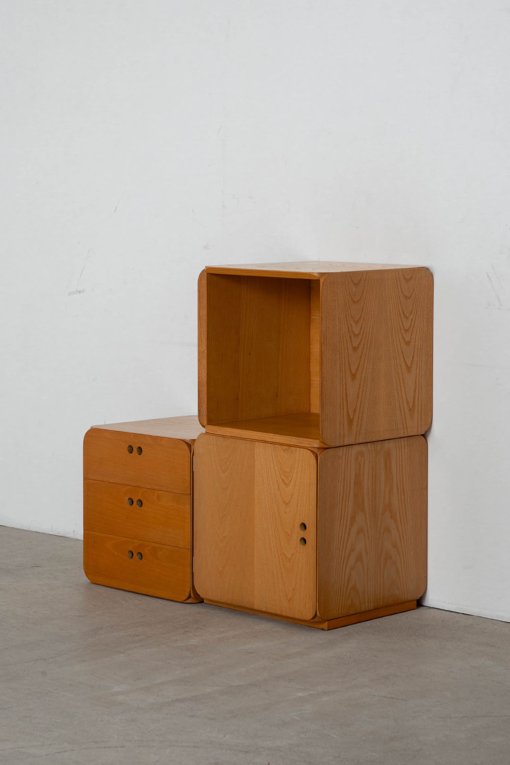 Samara Modular Storage Set by Derk Jan De Vries for Maisa di Seveso in Beech
