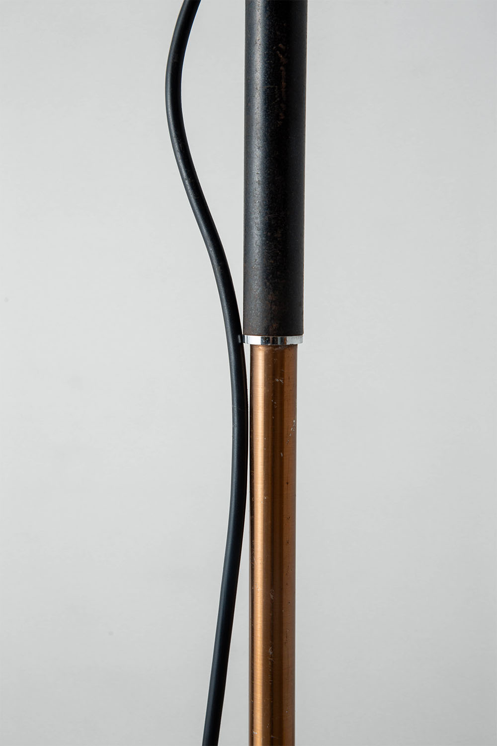Floor Lamp for STILNOVO in Steel , Brass and Marble