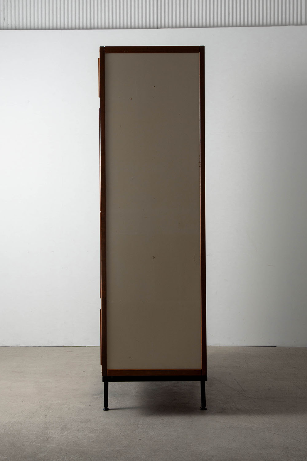 Cabinet by André Sornay in Mahogany and Steel