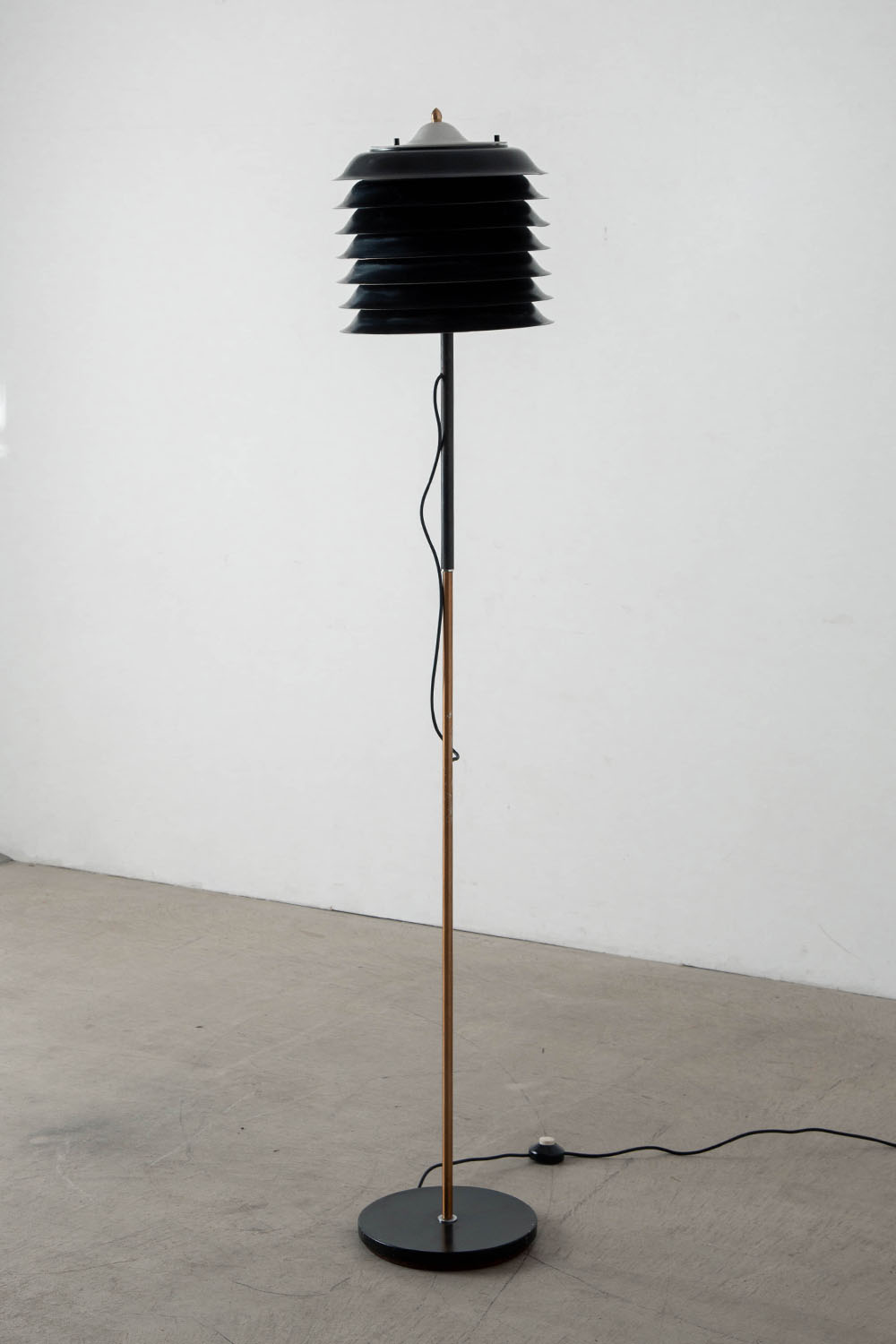 Floor Lamp for STILNOVO in Steel , Brass and Marble