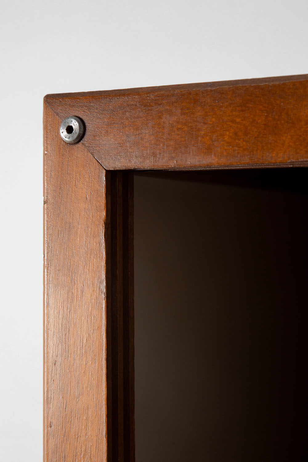 Cabinet by André Sornay in Mahogany and Steel