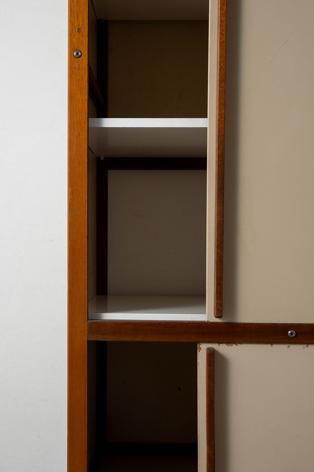 Cabinet by André Sornay in Mahogany and Steel