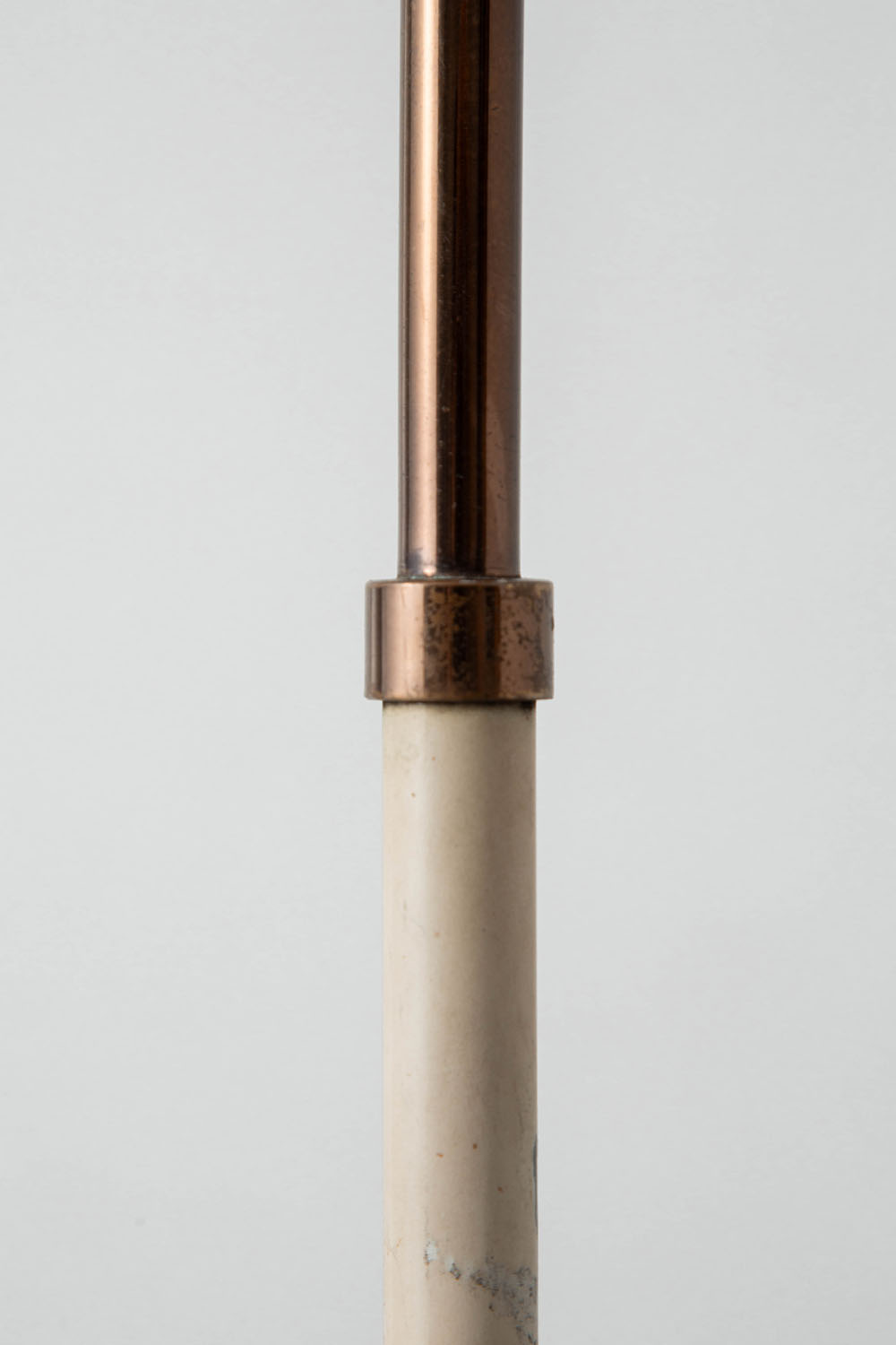 Floor Lamp in Fabric and Steel