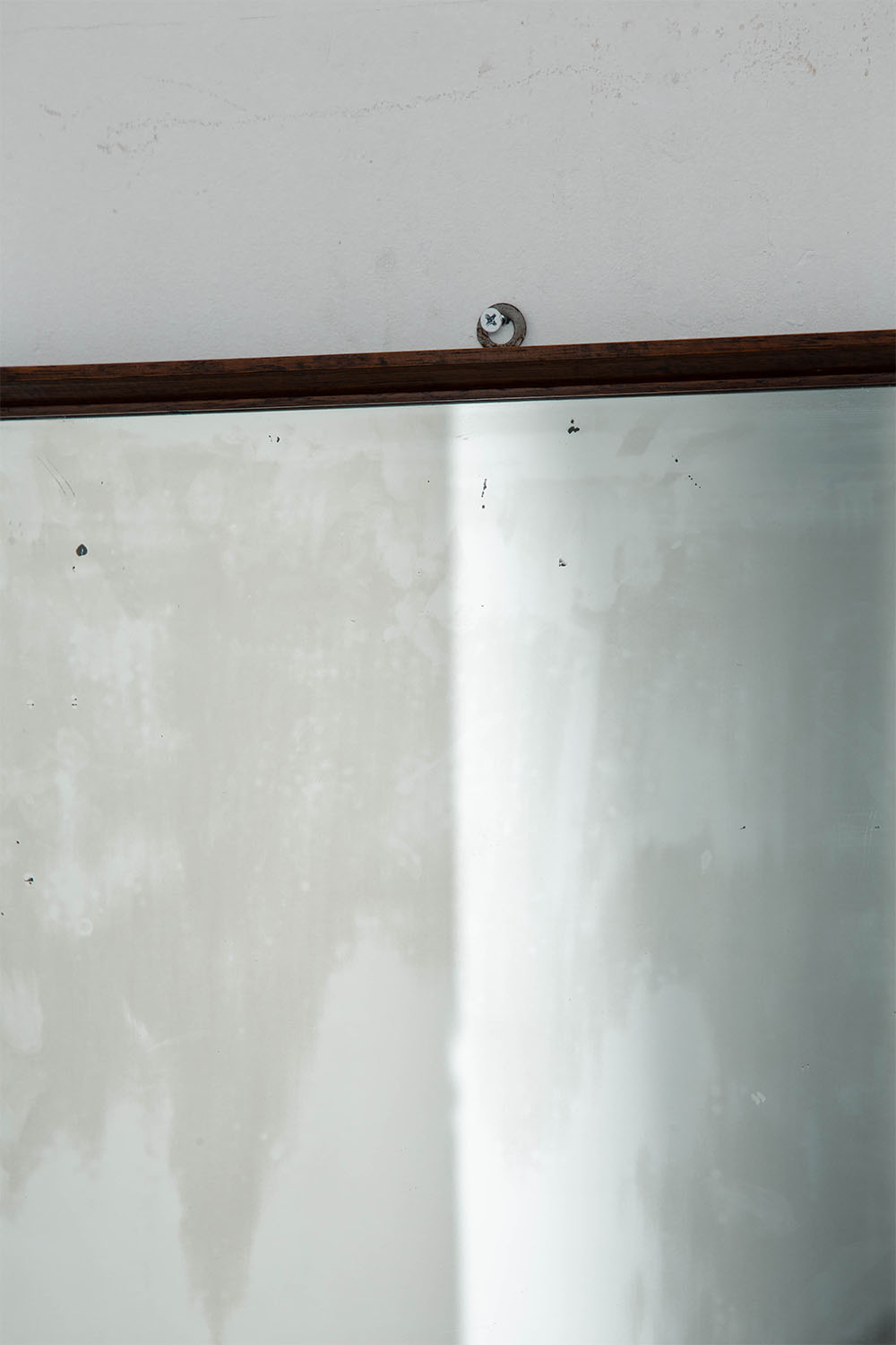 Mirror in Glass and Wood