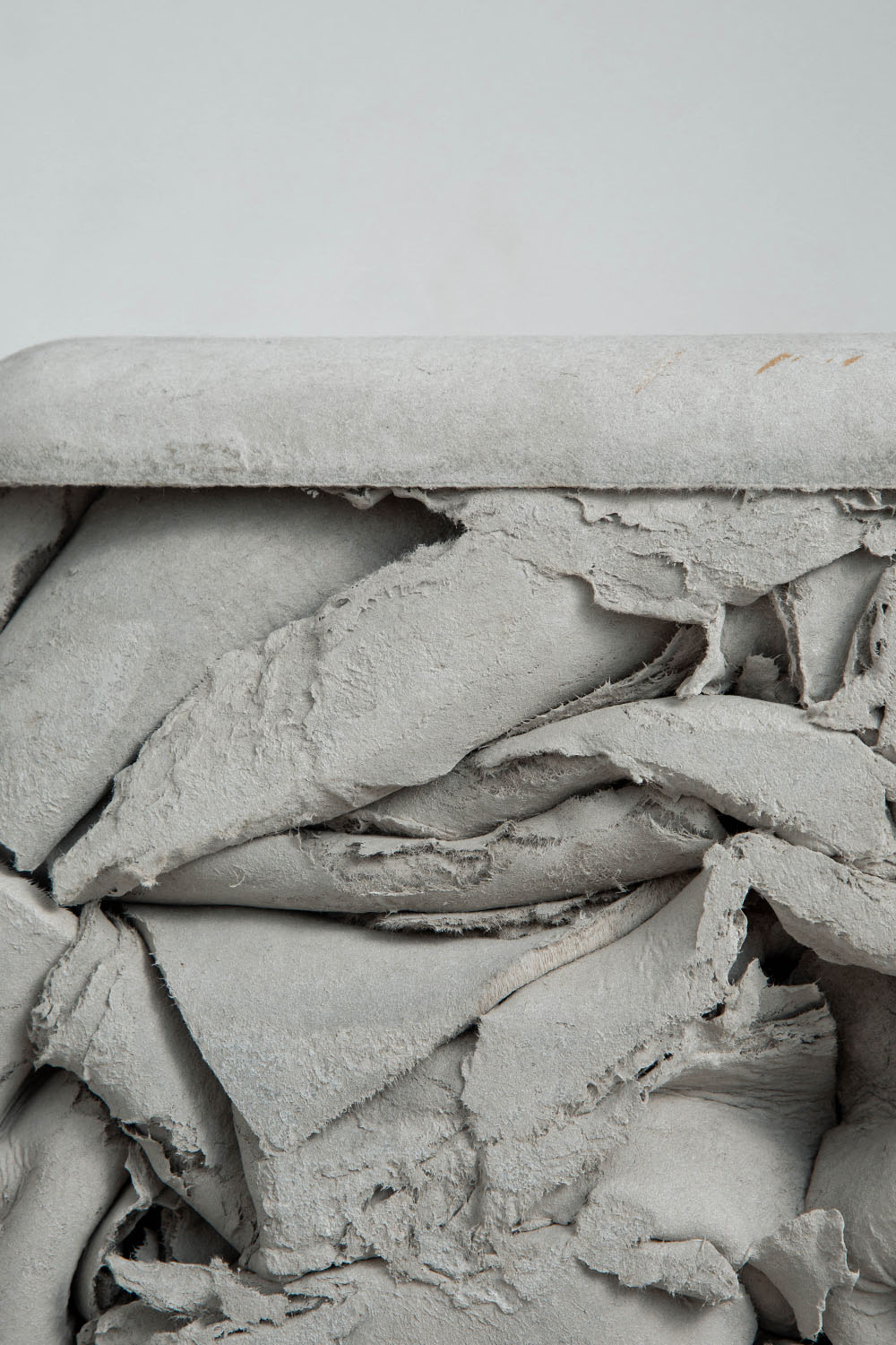 Trash Cube Stool by Nicolas le Moigne for Swisspearl in Fibre Cement