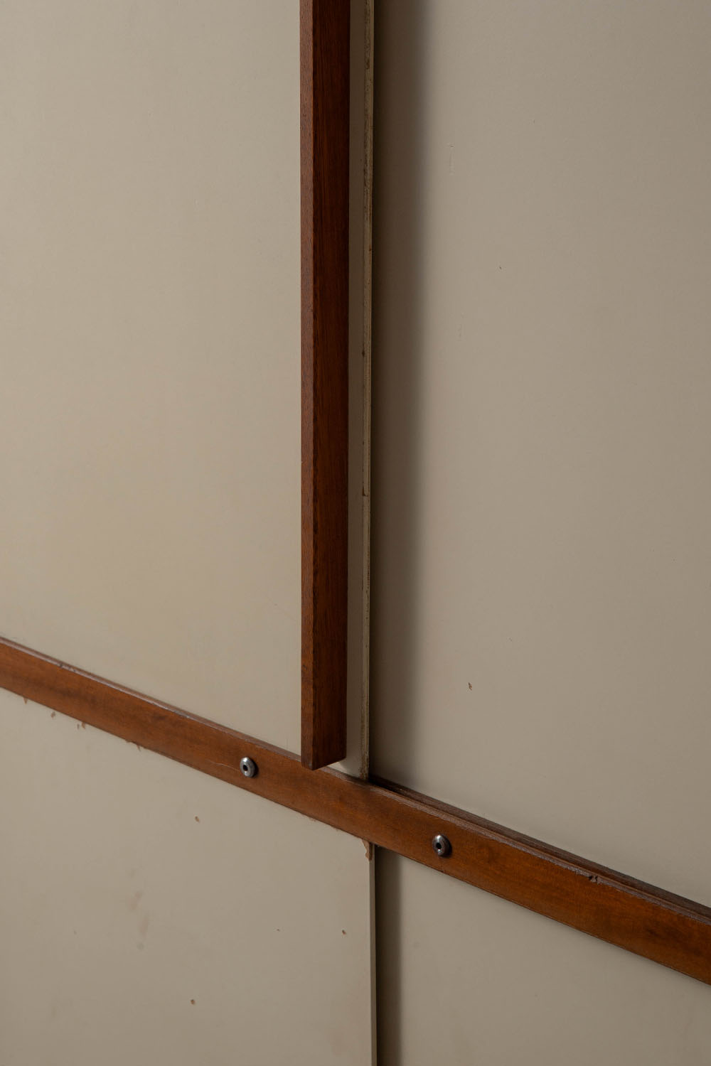 Cabinet by André Sornay in Mahogany and Steel