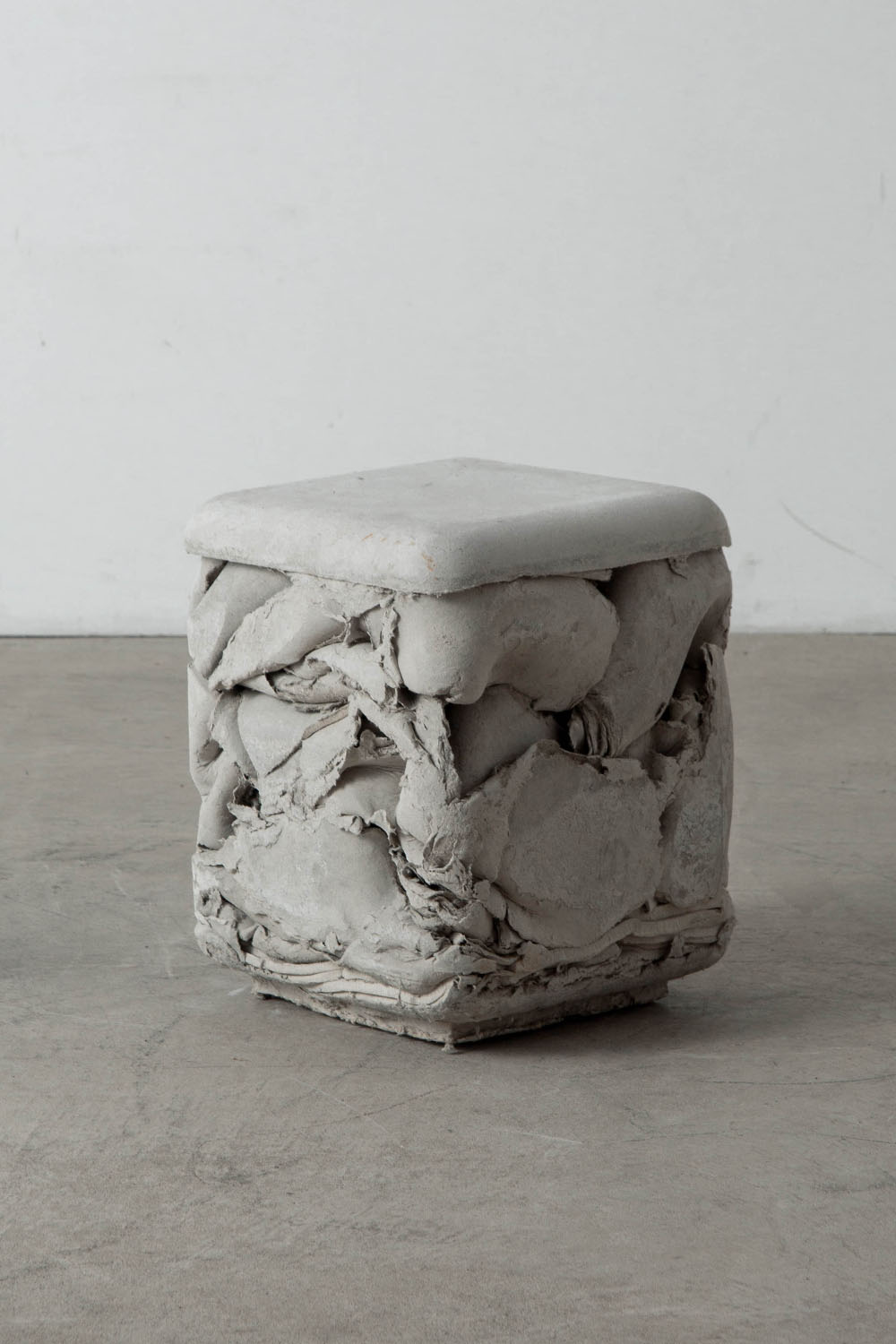 Trash Cube Stool by Nicolas le Moigne for Swisspearl in Fibre Cement