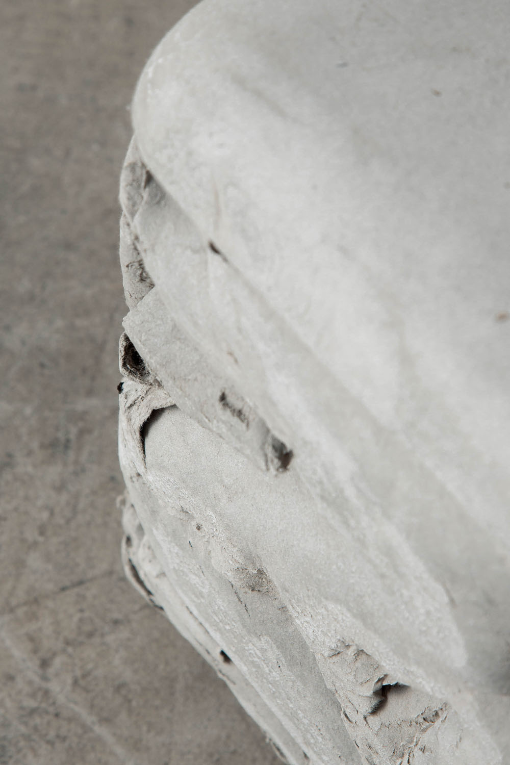 Trash Cube Stool by Nicolas le Moigne for Swisspearl in Fibre Cement