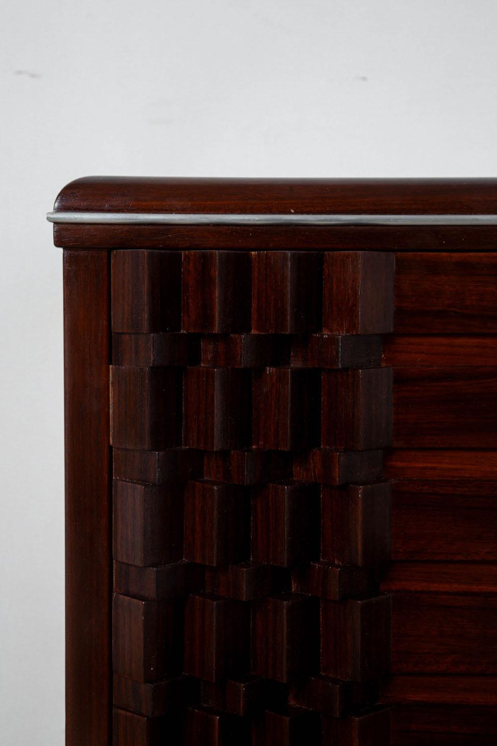 Diamante Sideboard by Luciano Frigerio for Frigerio di Desio in Wood