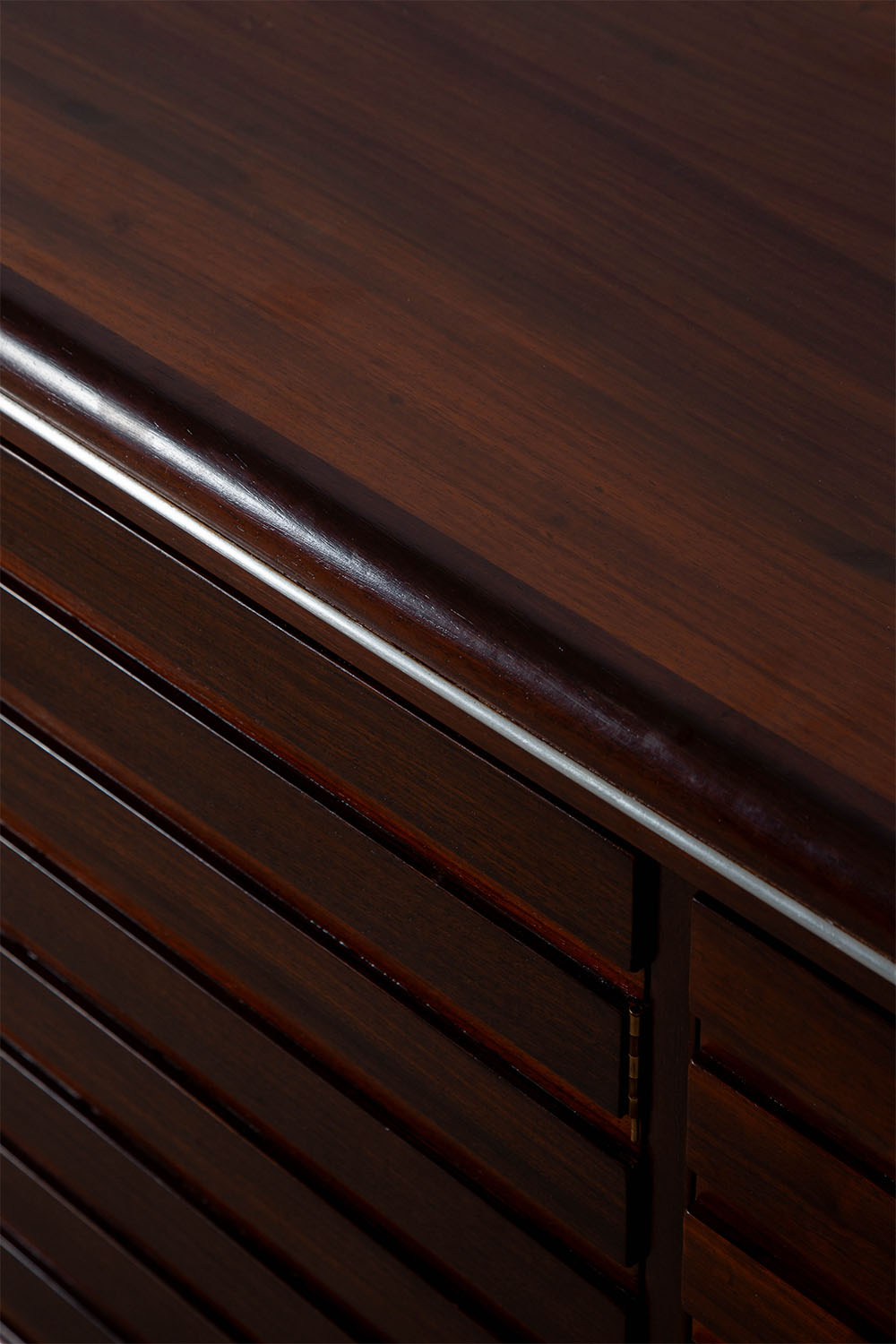 Diamante Sideboard by Luciano Frigerio for Frigerio di Desio in Wood