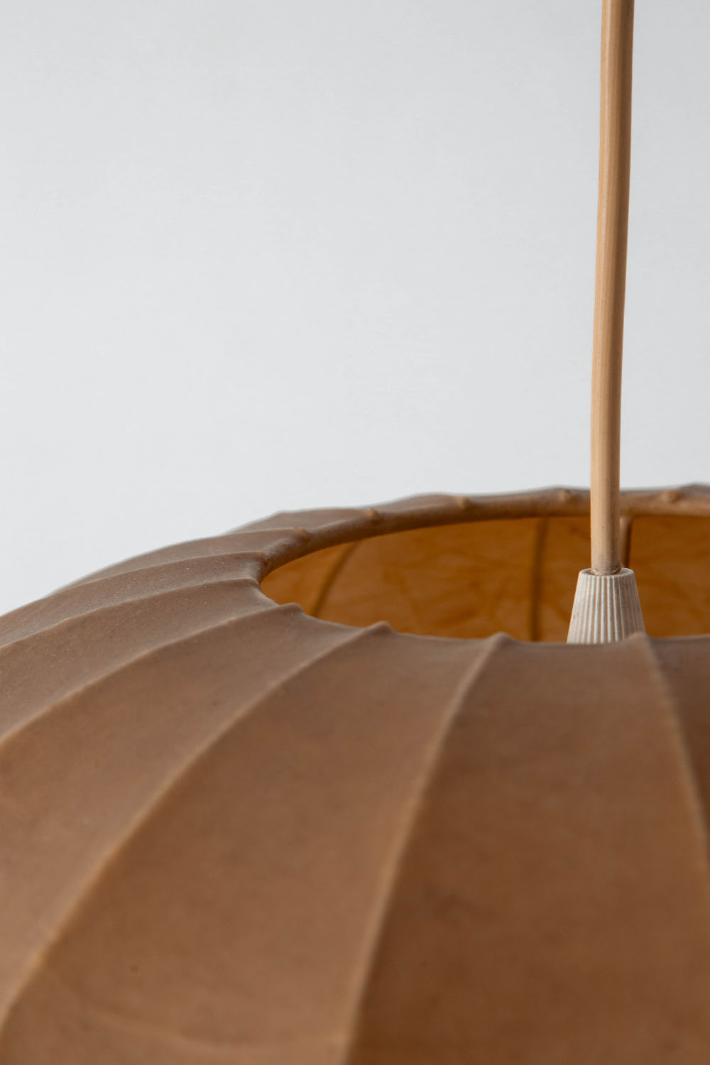Cocoon Pendant Lamp in Resin and Steel