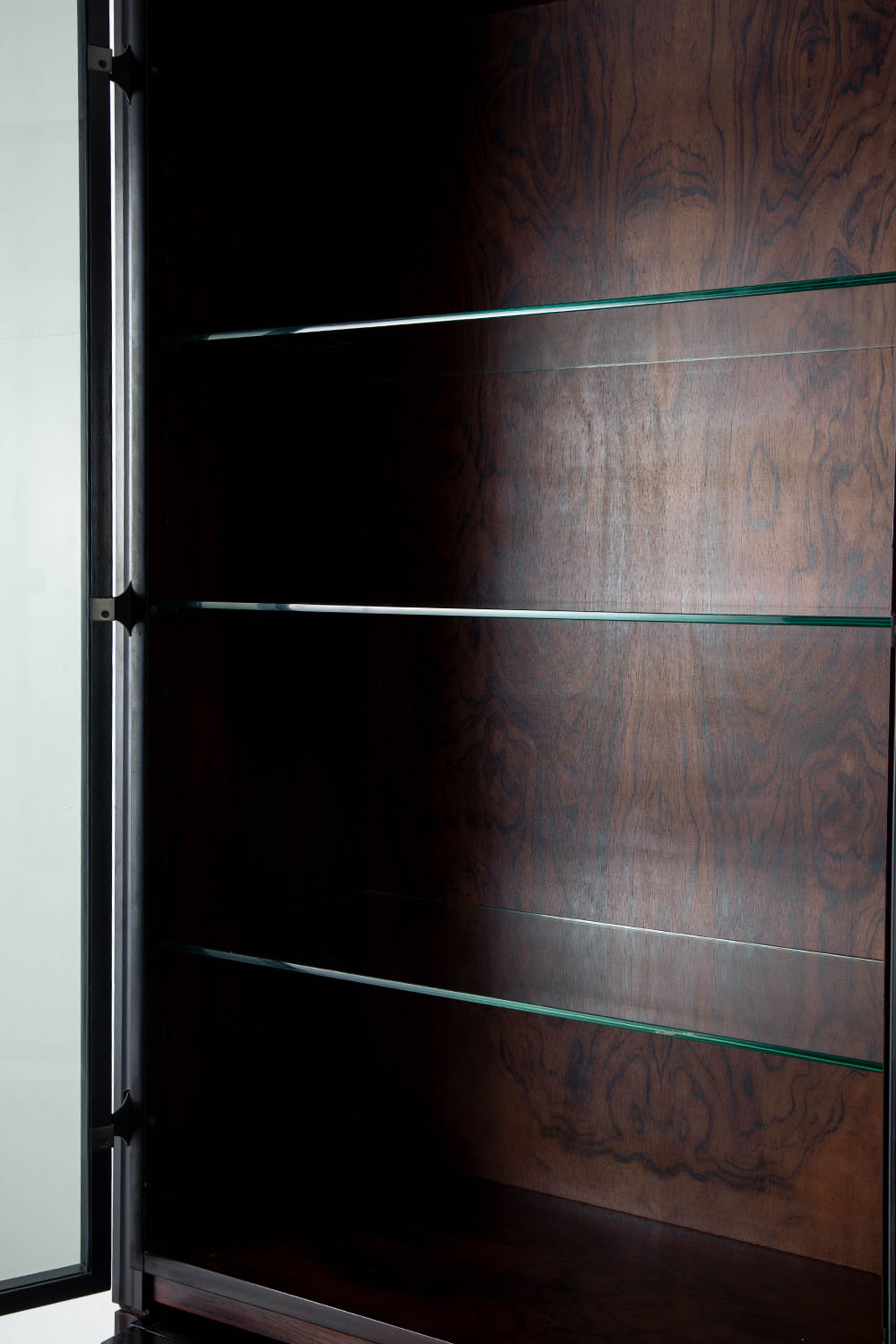 GS Modular Cabinet by Gianni Songia for Sormani in Rosewood and Glass