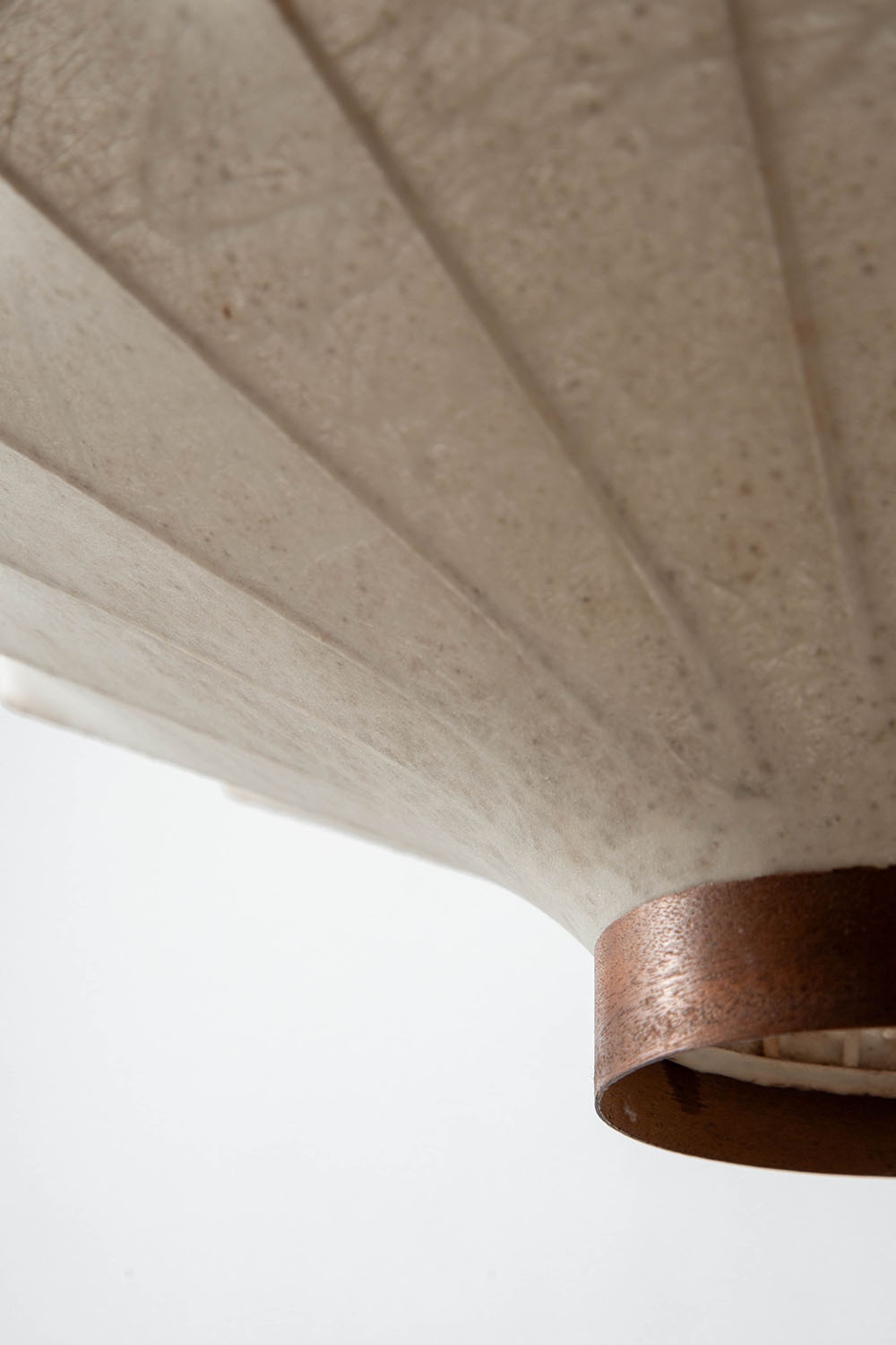 Cocoon Pendant Lamp in Resin and Steel