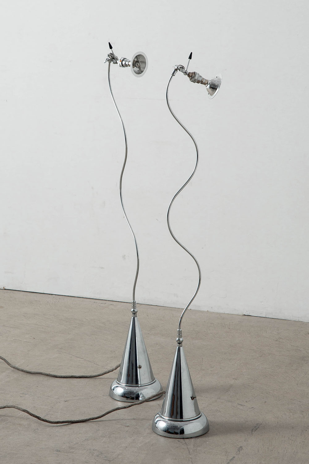 Floor Lamp by Andrea Bastianello for Disegnoluce in Chrome