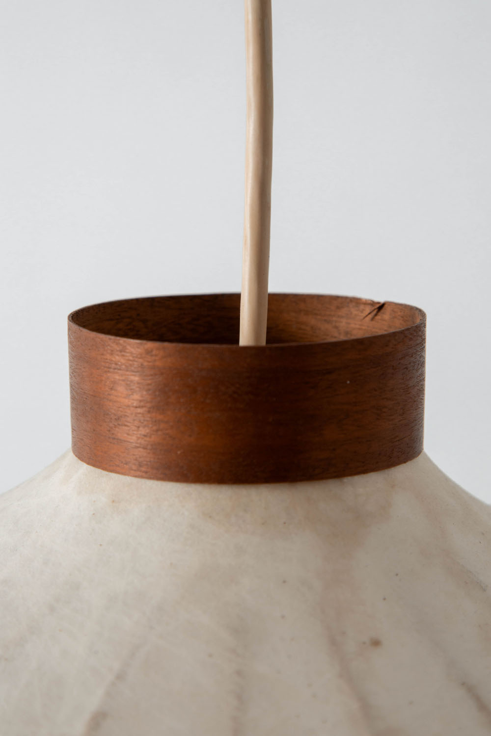 Cocoon Pendant Lamp in Resin and Steel