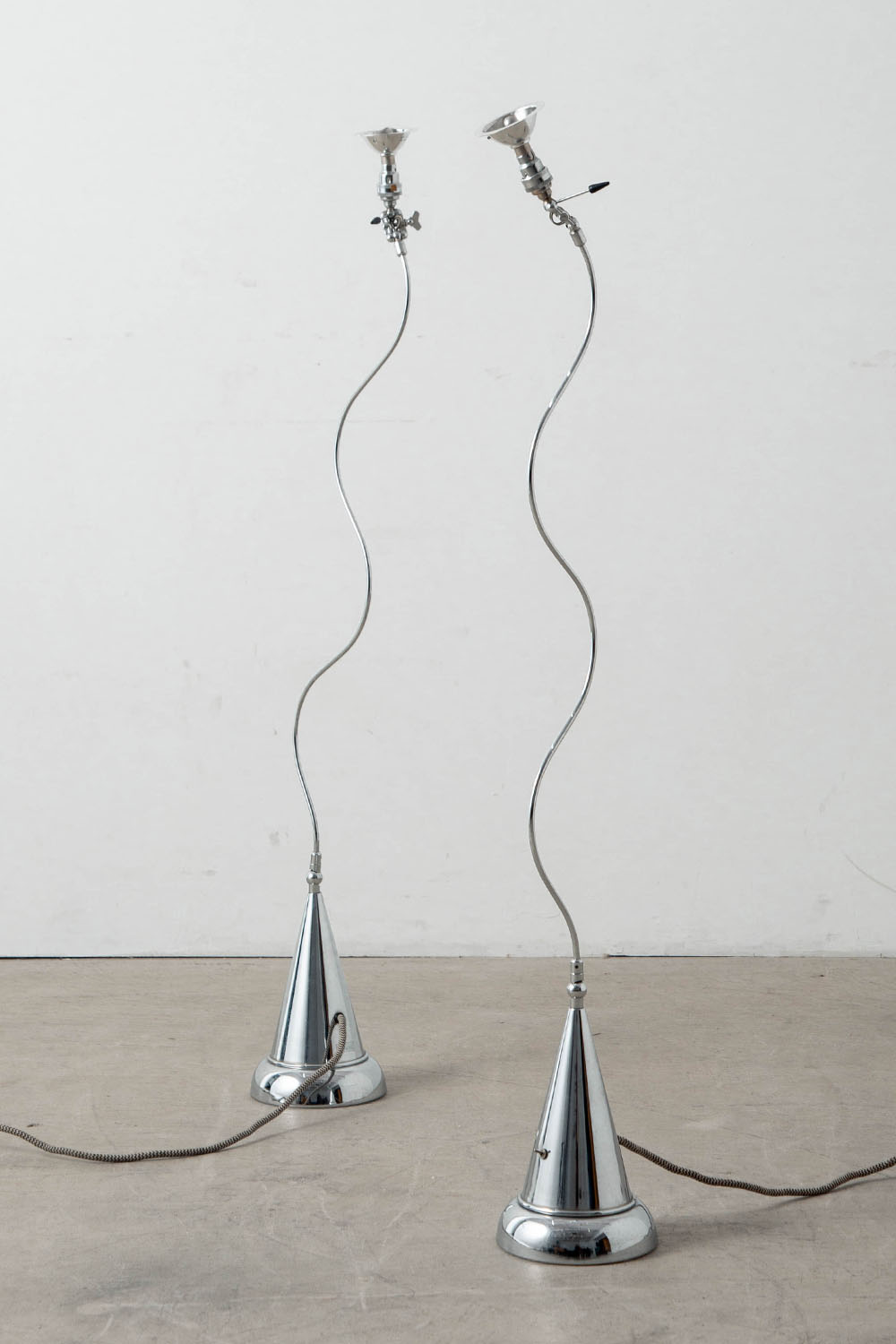 Floor Lamp by Andrea Bastianello for Disegnoluce in Chrome