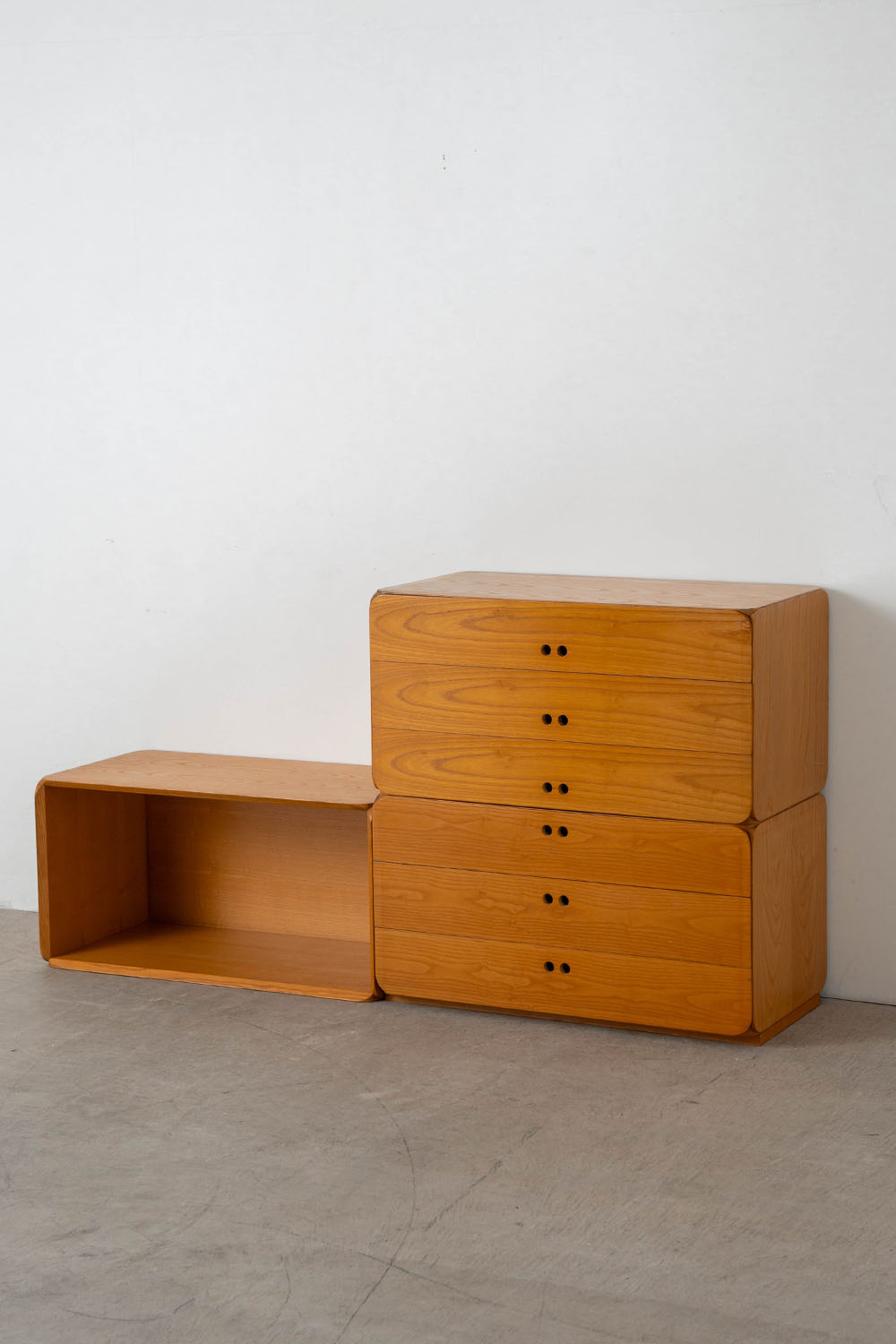 Samara Modular Storage Set by Derk Jan De Vries for Maisa di Seveso in Beech
