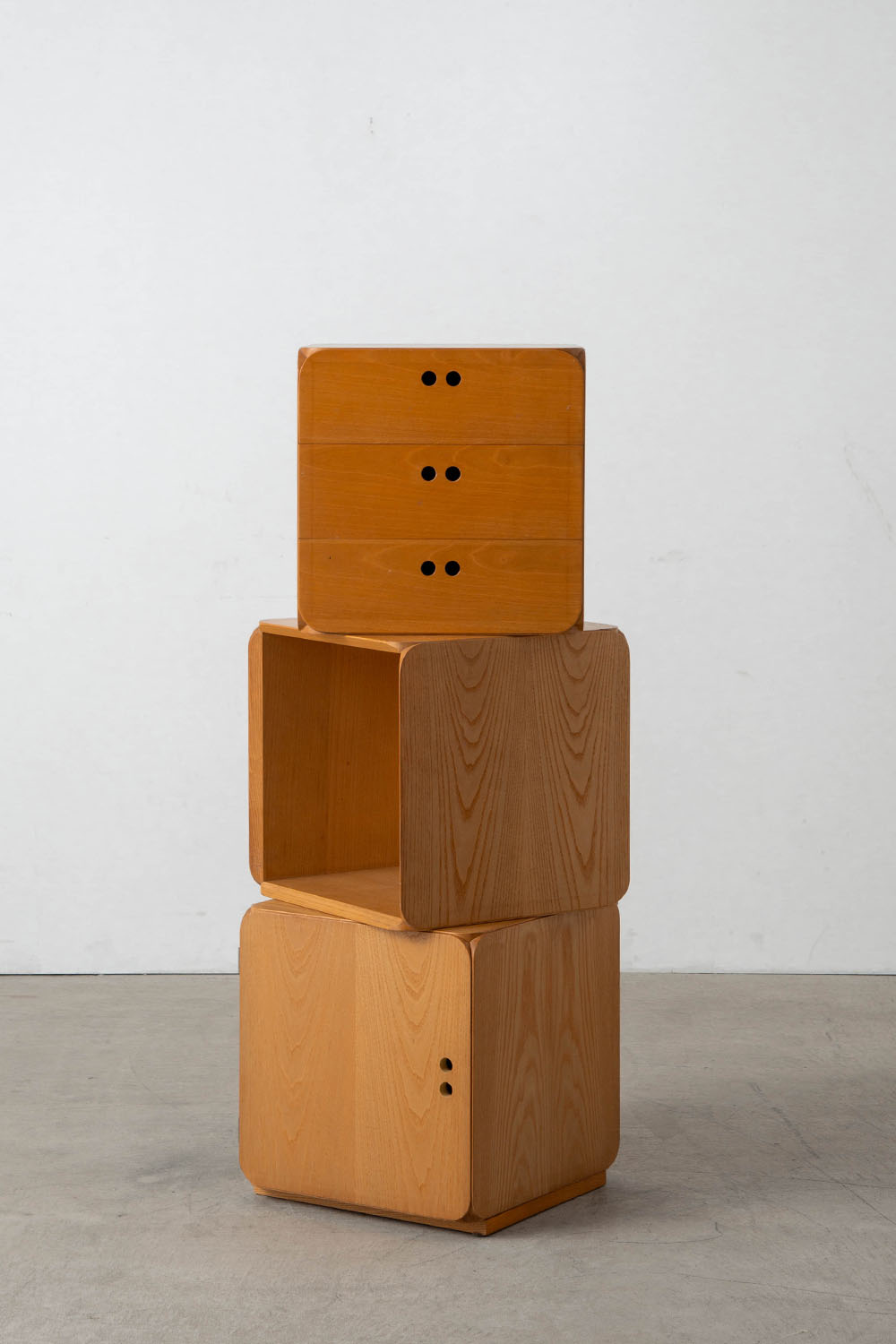 Samara Modular Storage Set by Derk Jan De Vries for Maisa di Seveso in Beech