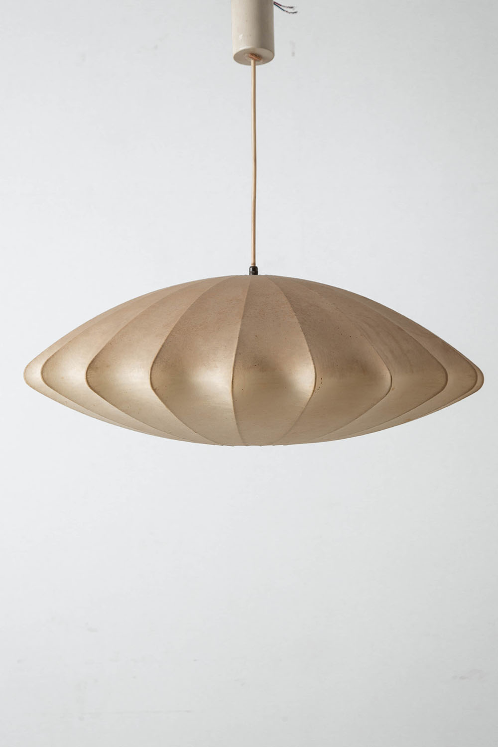 Cocoon Pendant Lamp in Resin and Steel