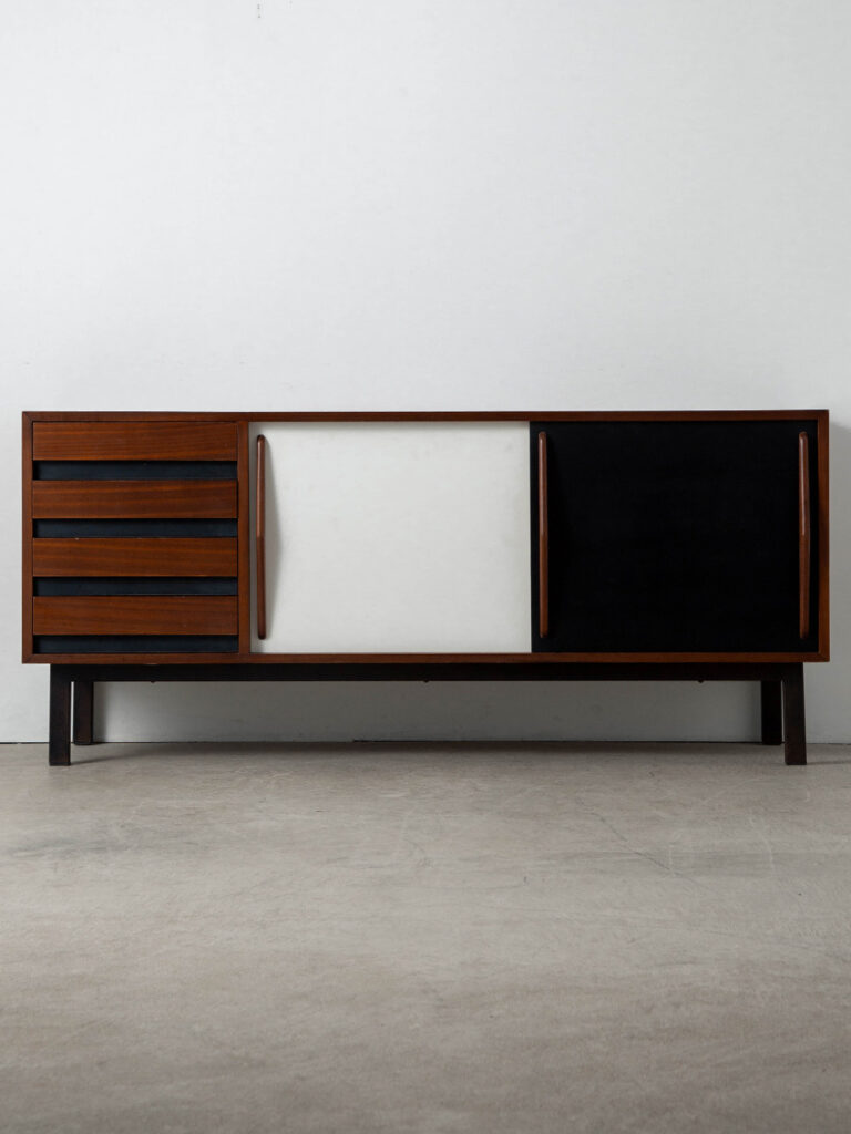 Sideboard by Charlotte Perriand for Steph Simon in Ash and Steel