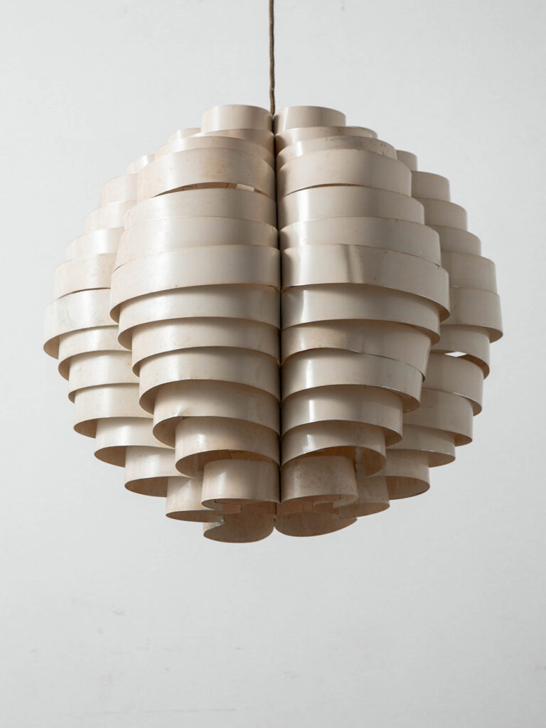 Tornado Pendant Lamp by Elio Martinelli for Martinelli Luce in Metal