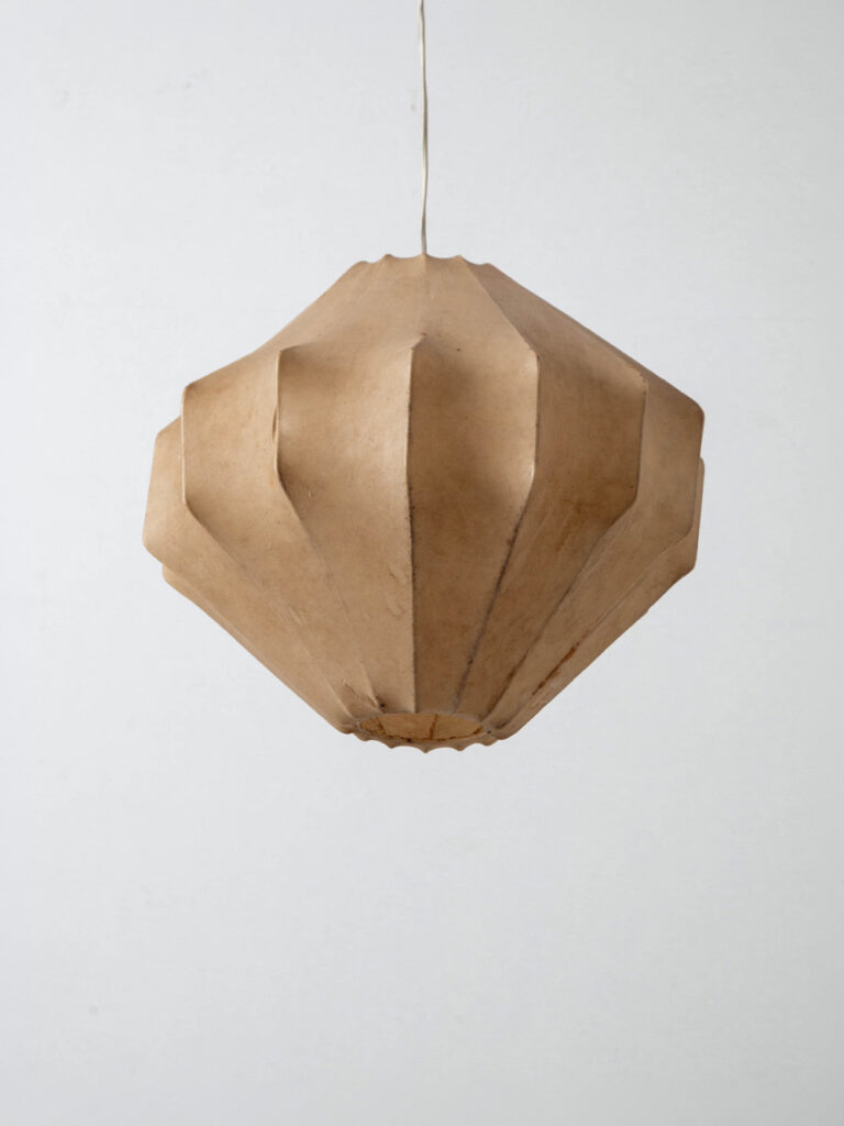 Cocoon Pendant Lamp in Resin and Steel