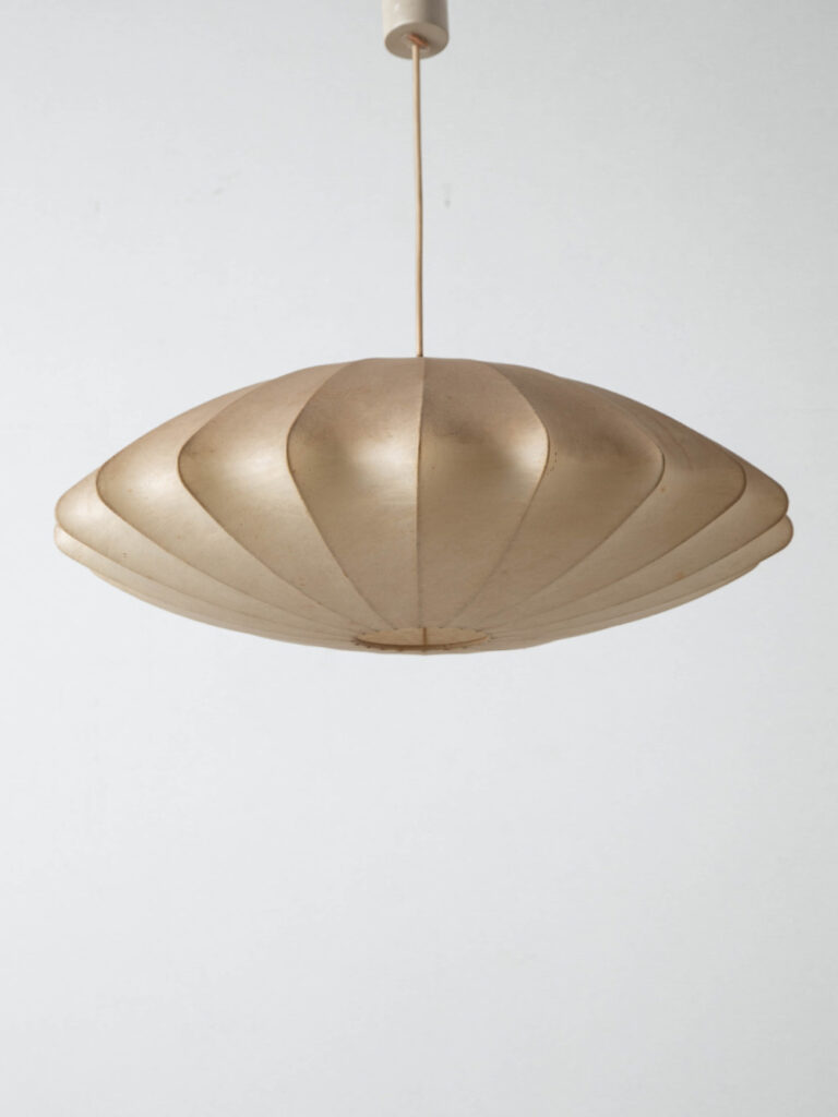 Cocoon Pendant Lamp in Resin and Steel