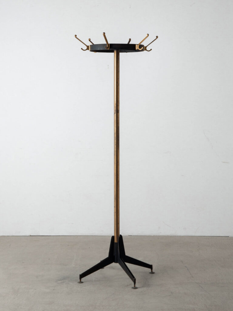 Coat Rack in Steel and Brass