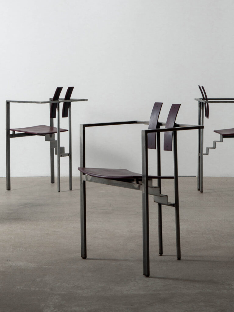 Trix Chair by Karl Friedrich Förster in Steel