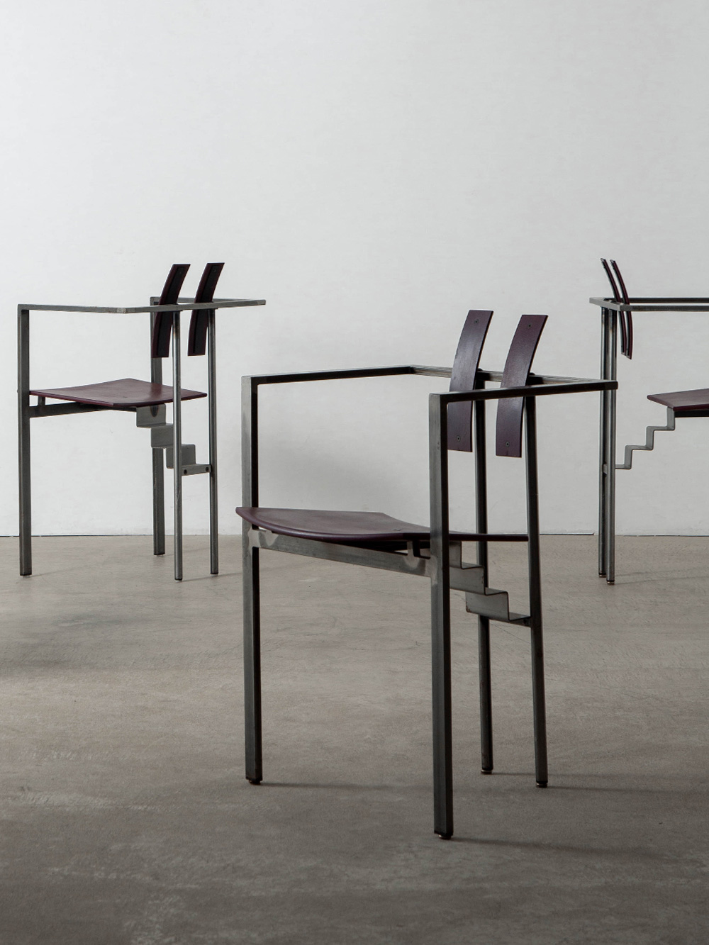 Trix Chair by Karl Friedrich Förster in Steel