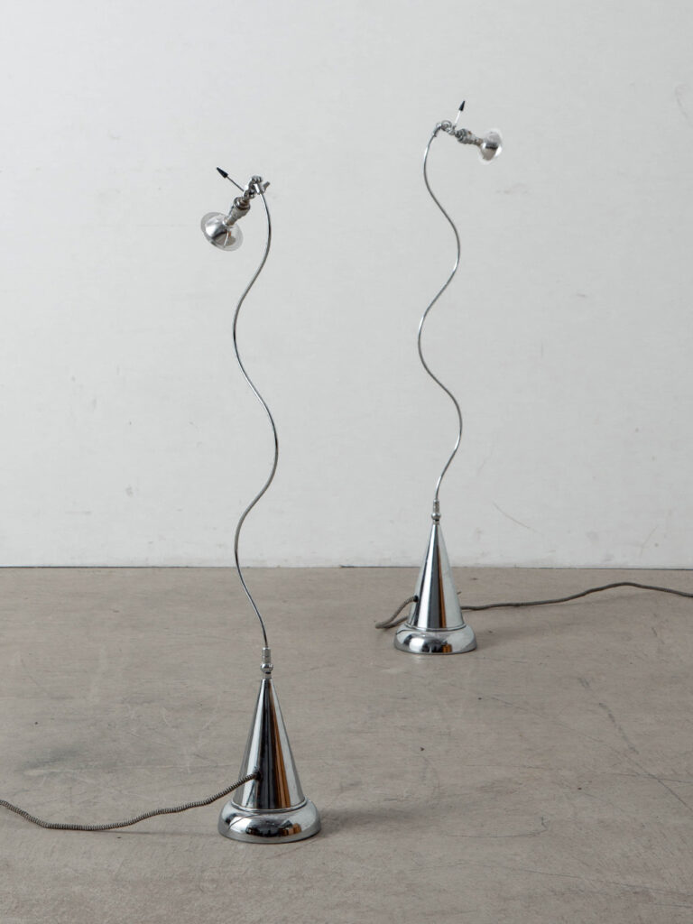 Floor Lamp by Andrea Bastianello for Disegnoluce in Chrome