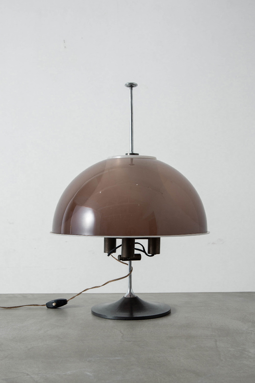 Adjustable Table Lamp by Elio Martinelli for Martinelli Luce in Steel and Acryl