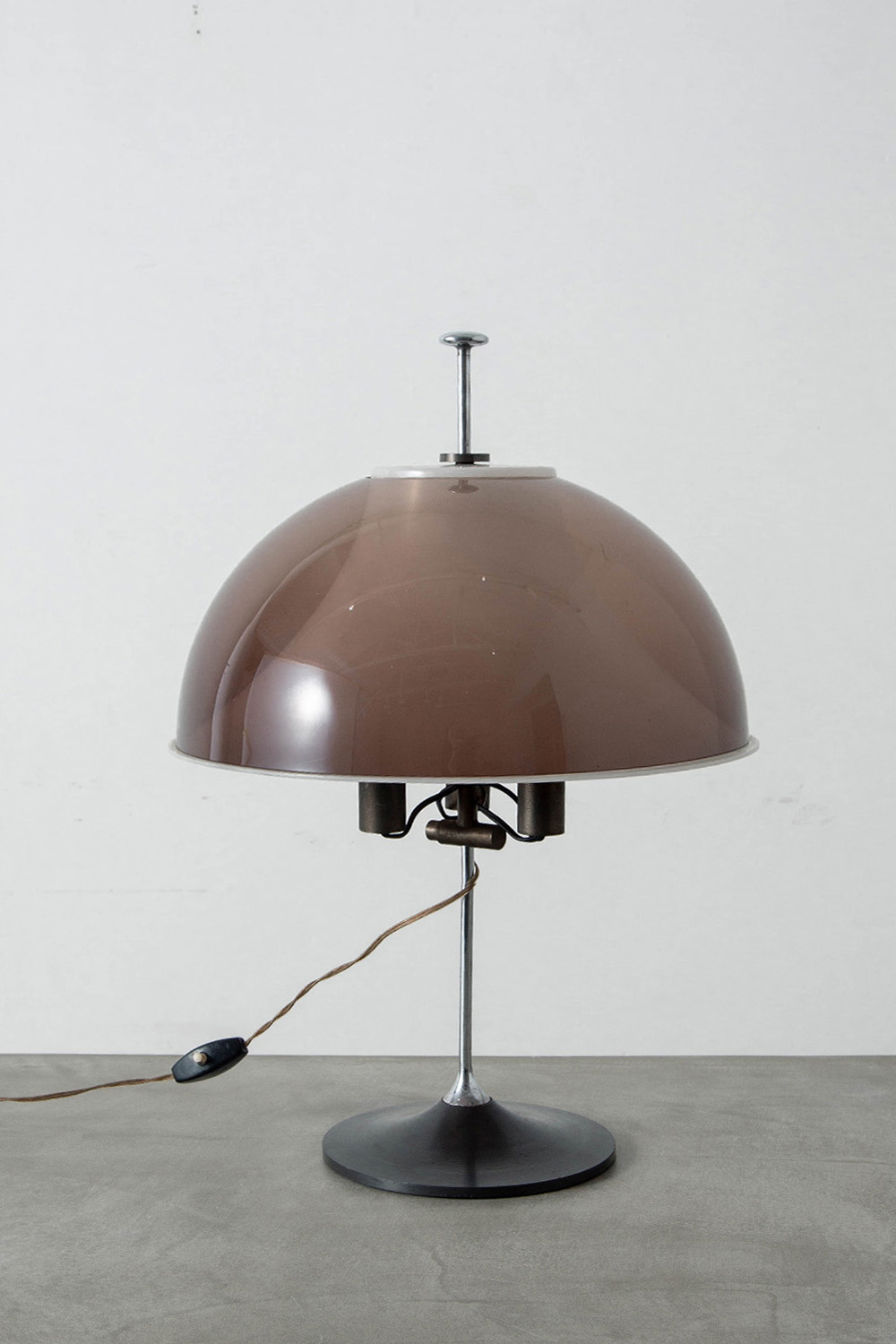 Adjustable Table Lamp by Elio Martinelli for Martinelli Luce in Steel and Acryl